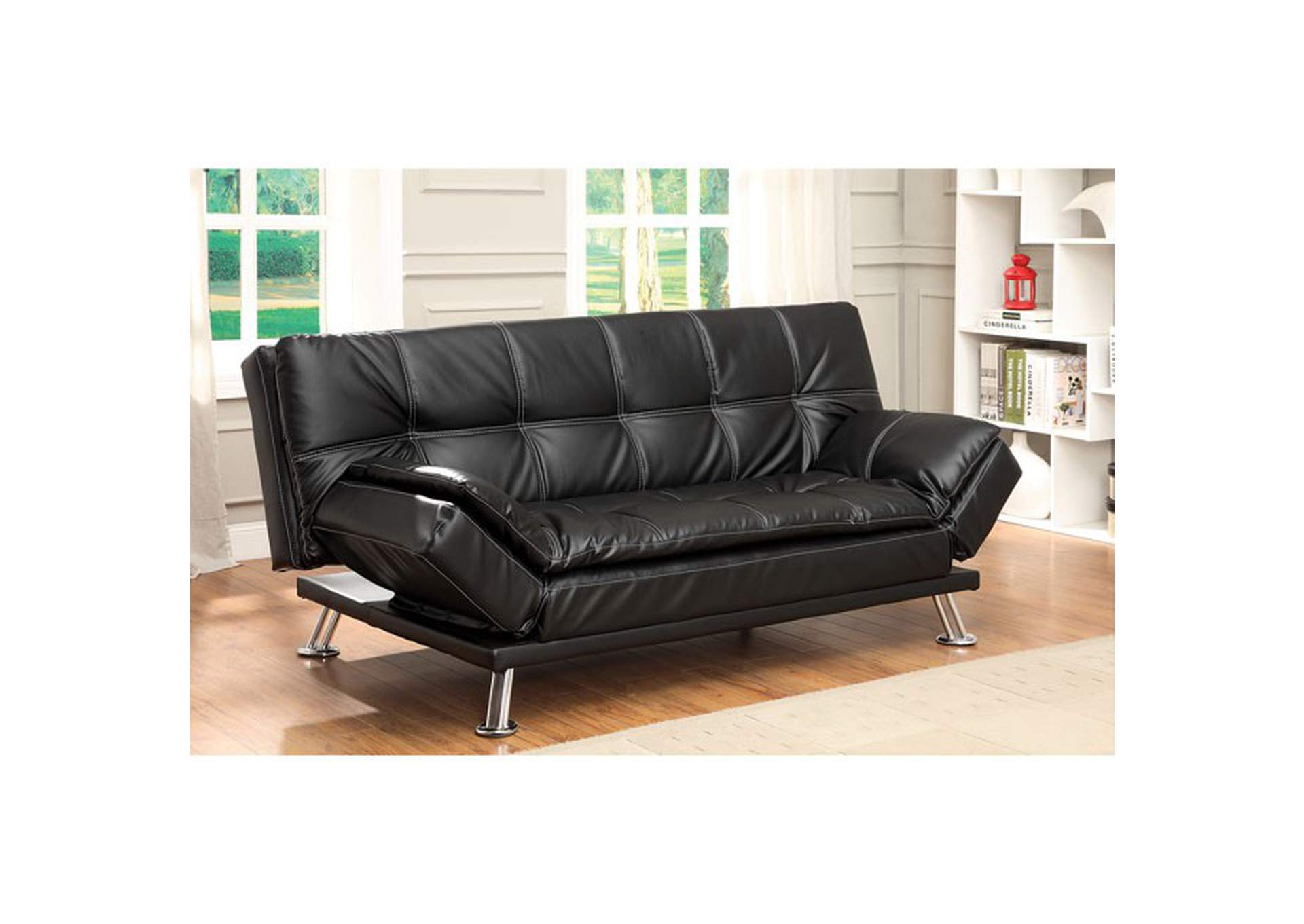 Hauser Futon Sofa,Furniture of America
