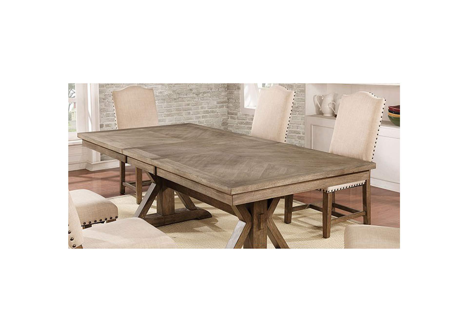 Julia Light Oak Dining Table,Furniture of America TX