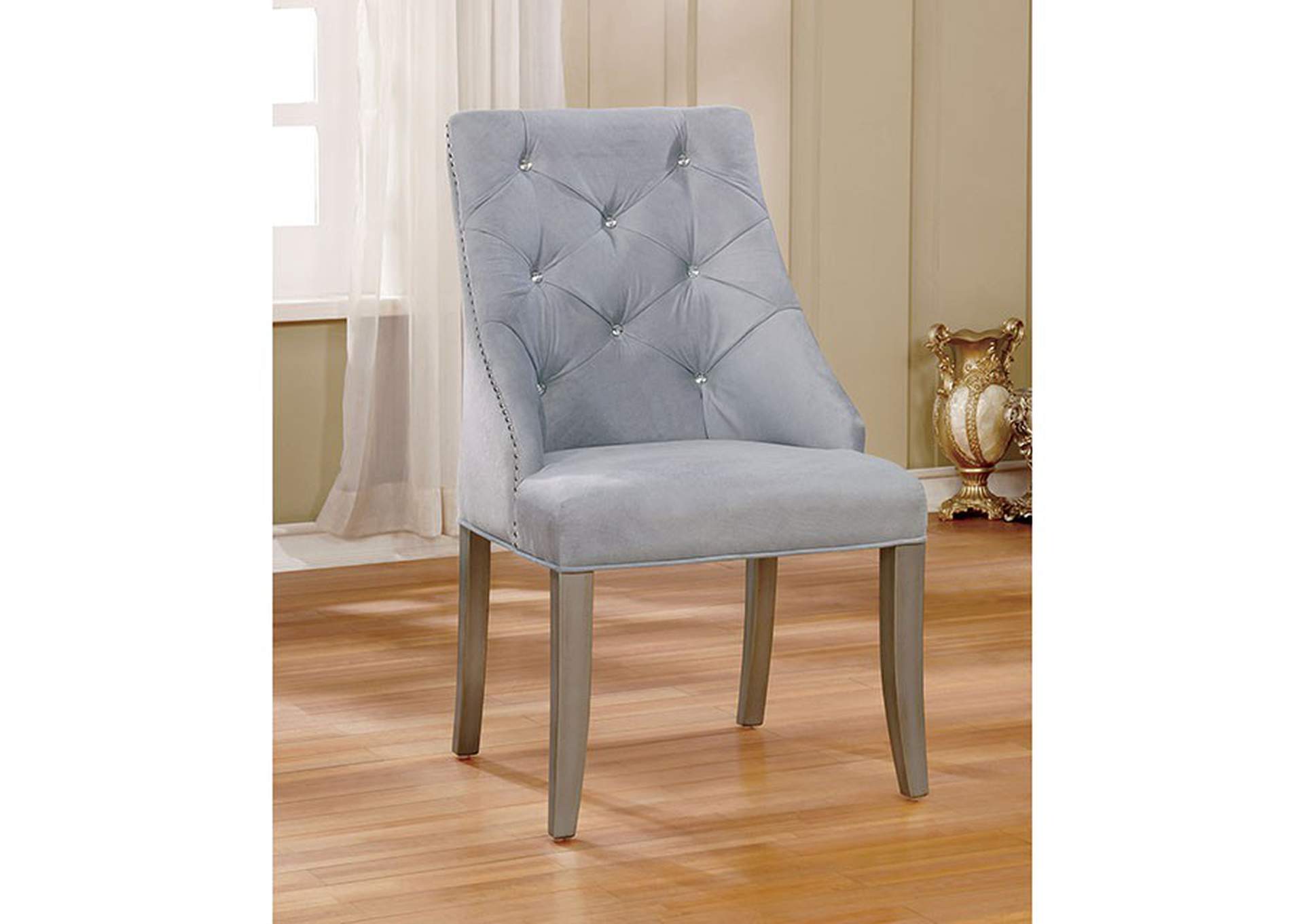 Diocles Side Chair (2/Box),Furniture of America