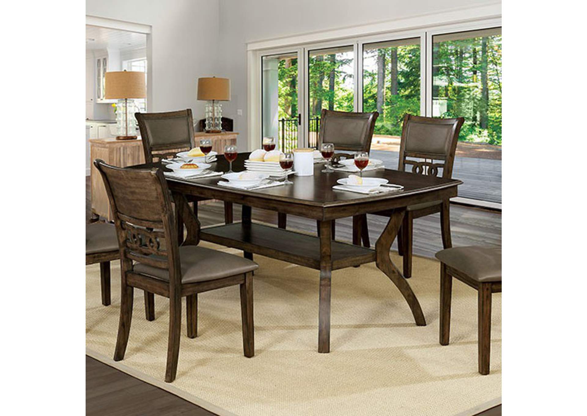 Holly Dining Table,Furniture of America