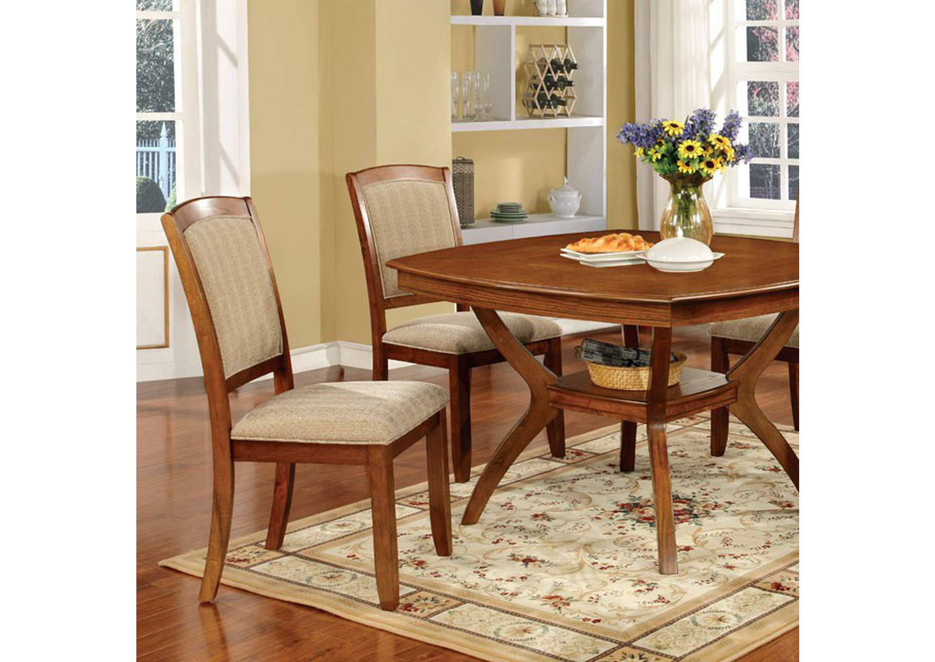 Redding L 48 Oak Dining Table Affordable Furniture Carpet Chicago Il