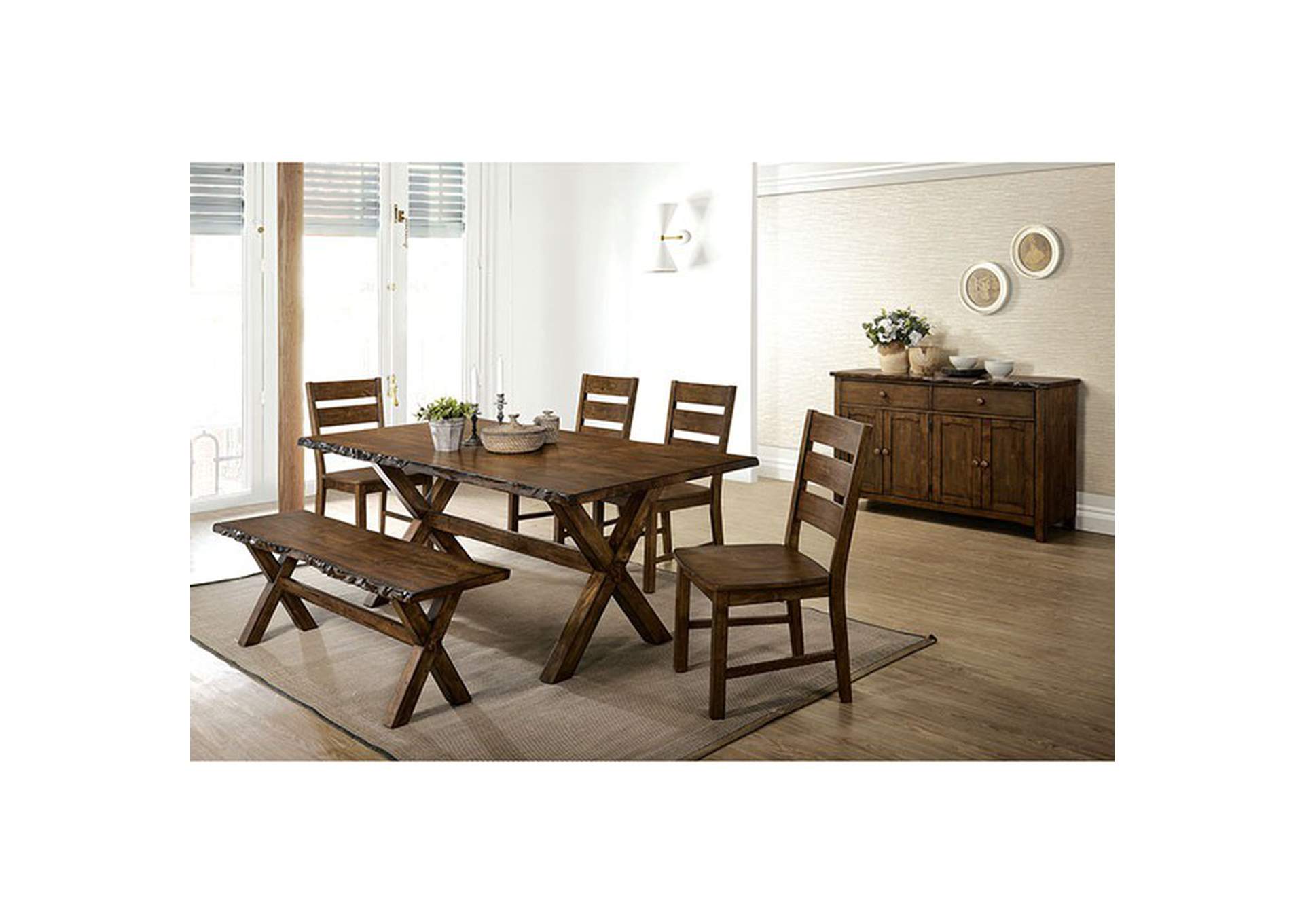 Woodworth Bench,Furniture of America