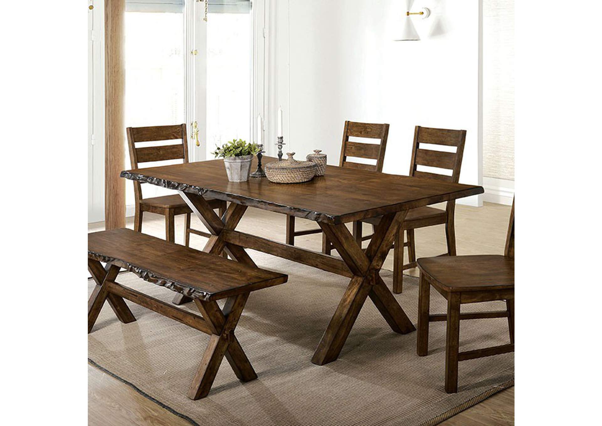 Woodworth Dining Table,Furniture of America
