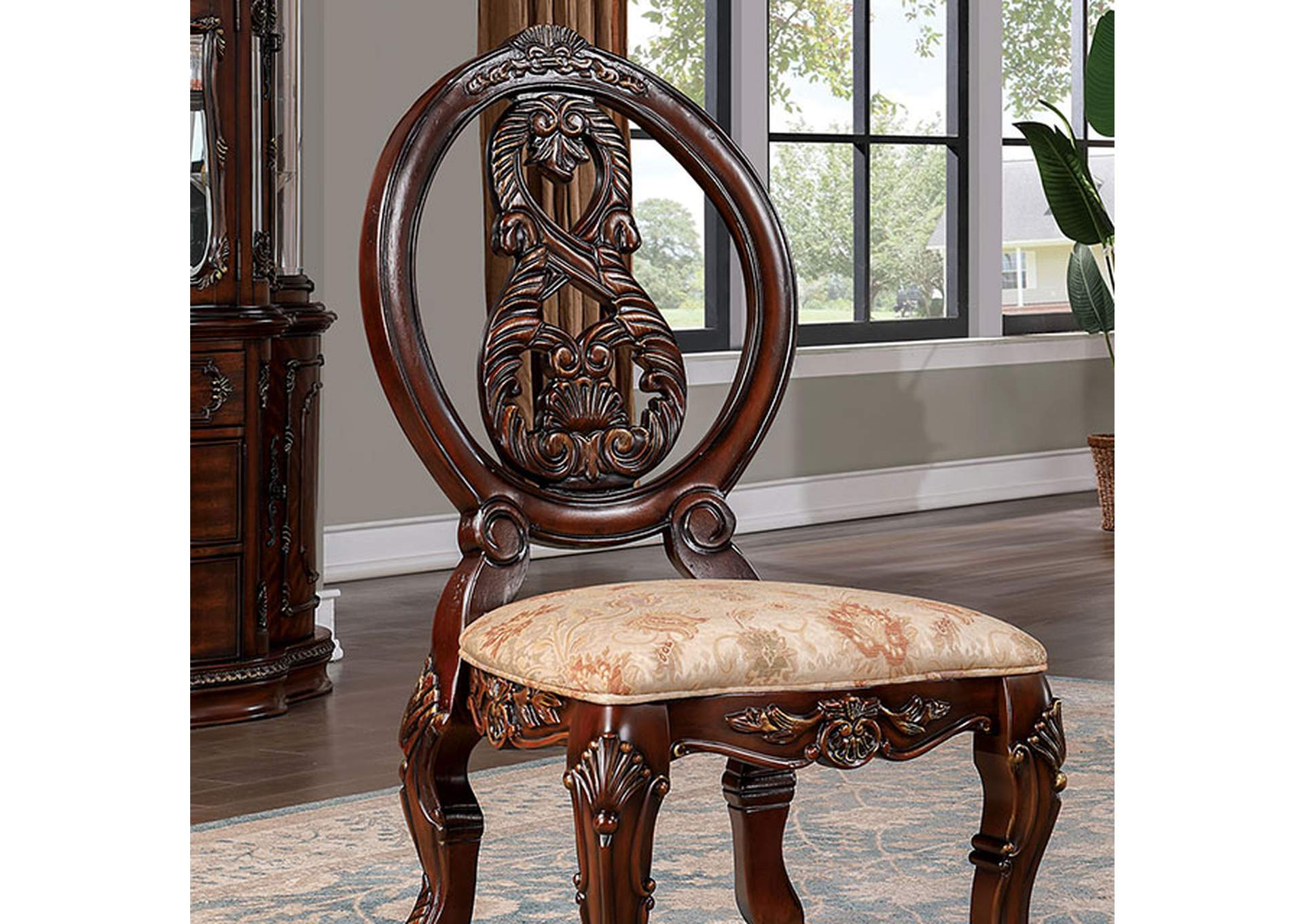 Normandy Side Chair (2/Box),Furniture of America