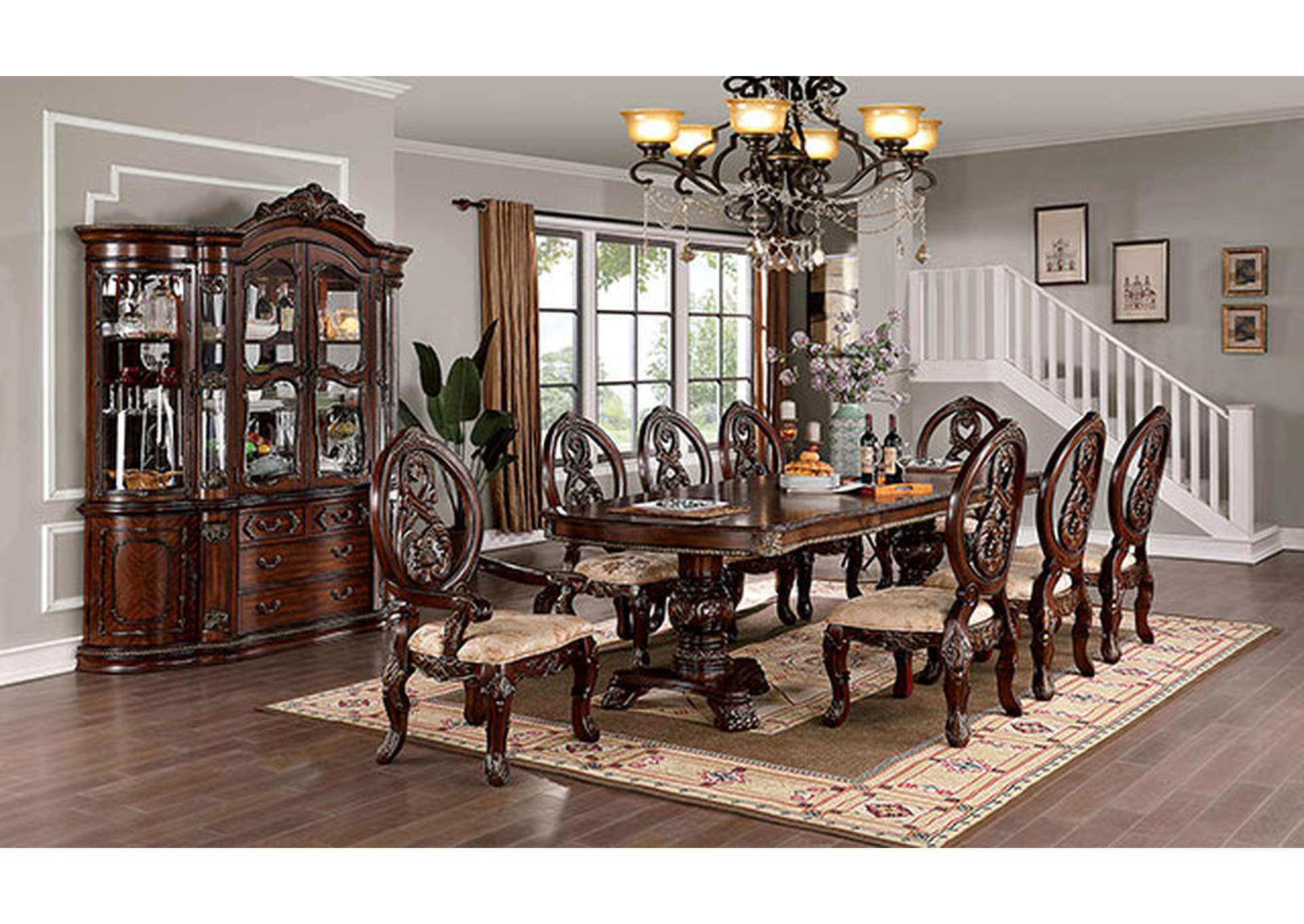 Normandy Dining Table,Furniture of America