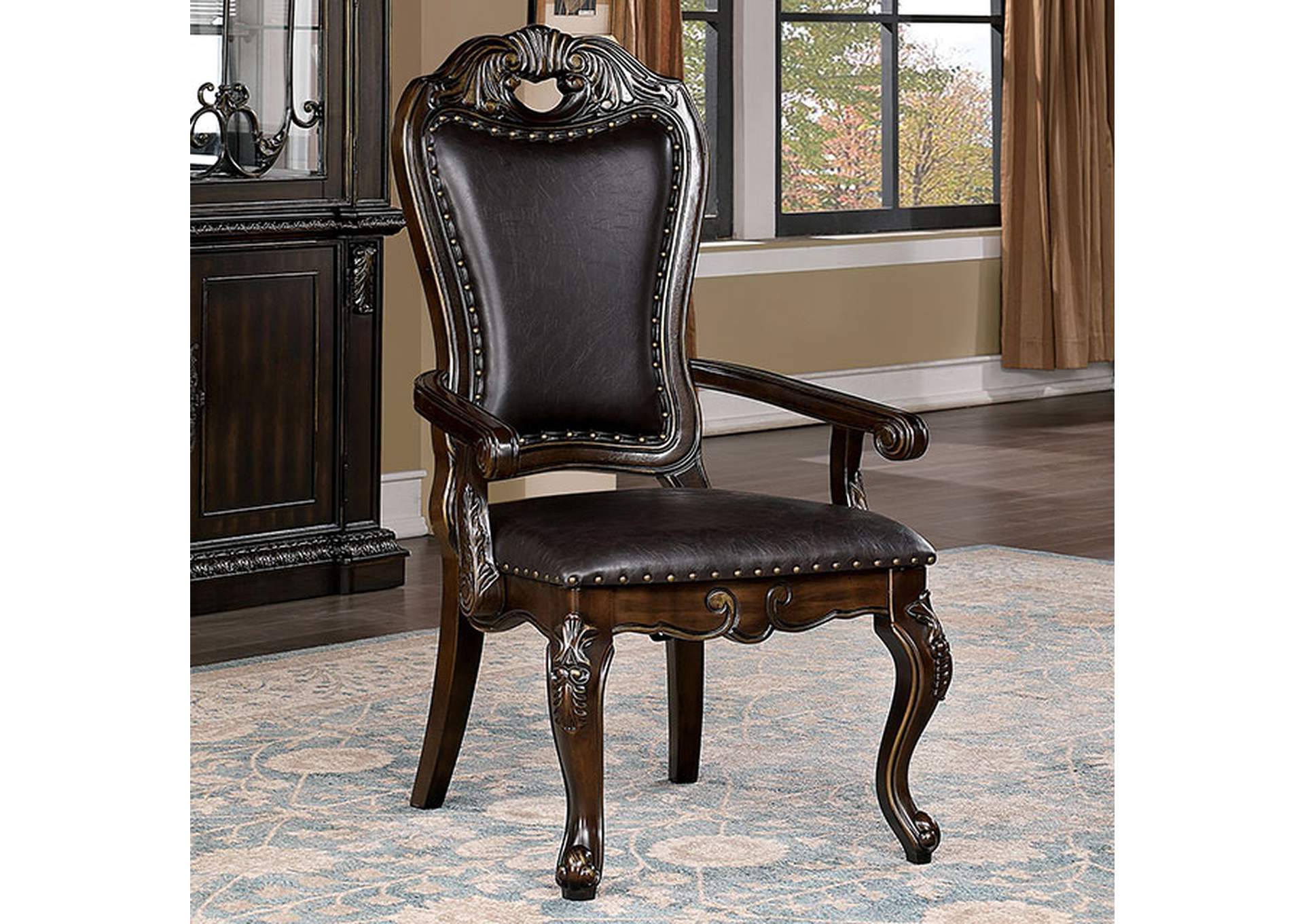 Lombardy Arm Chair (2/Box),Furniture of America