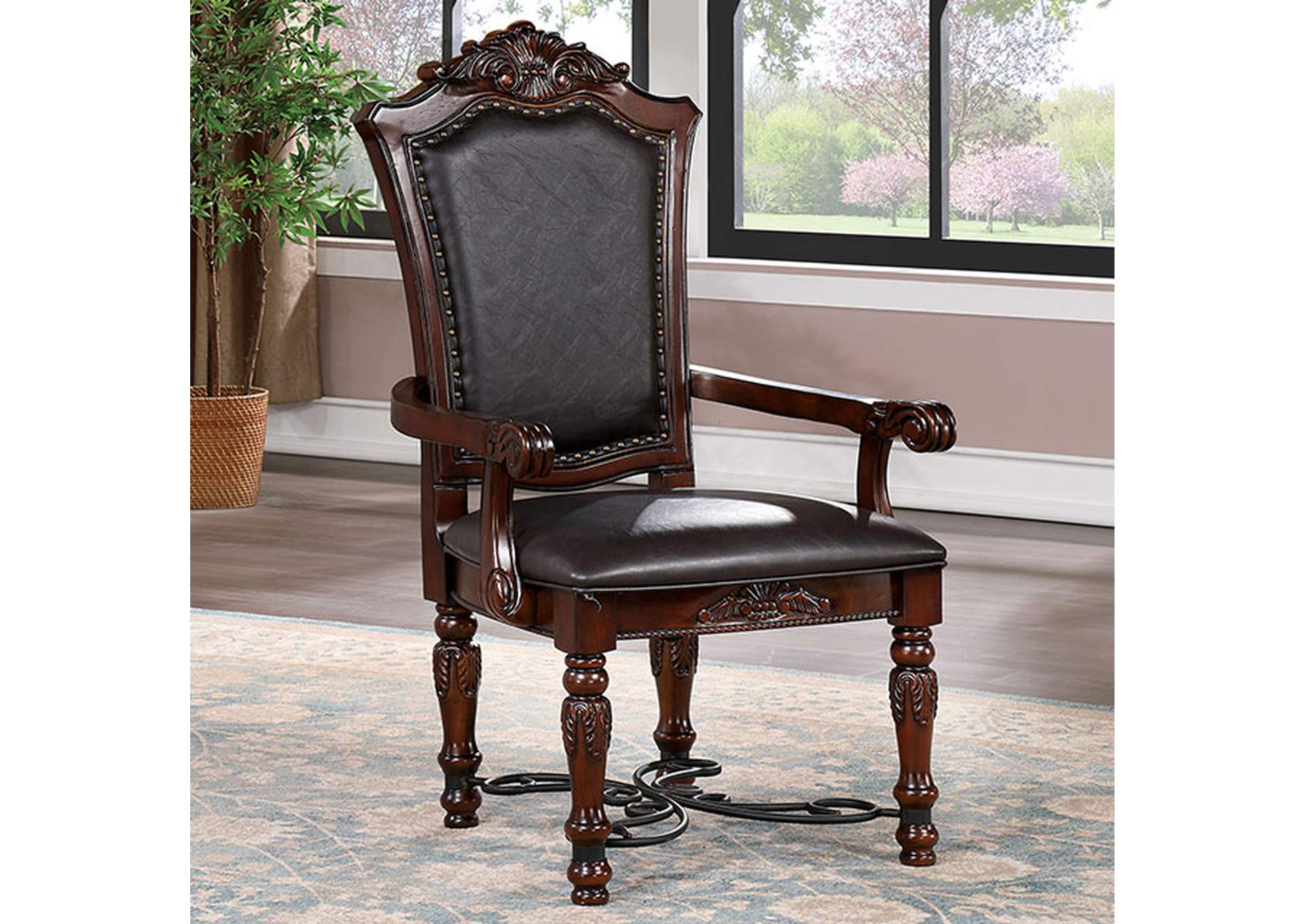 Picardy Arm Chair (2/Box),Furniture of America