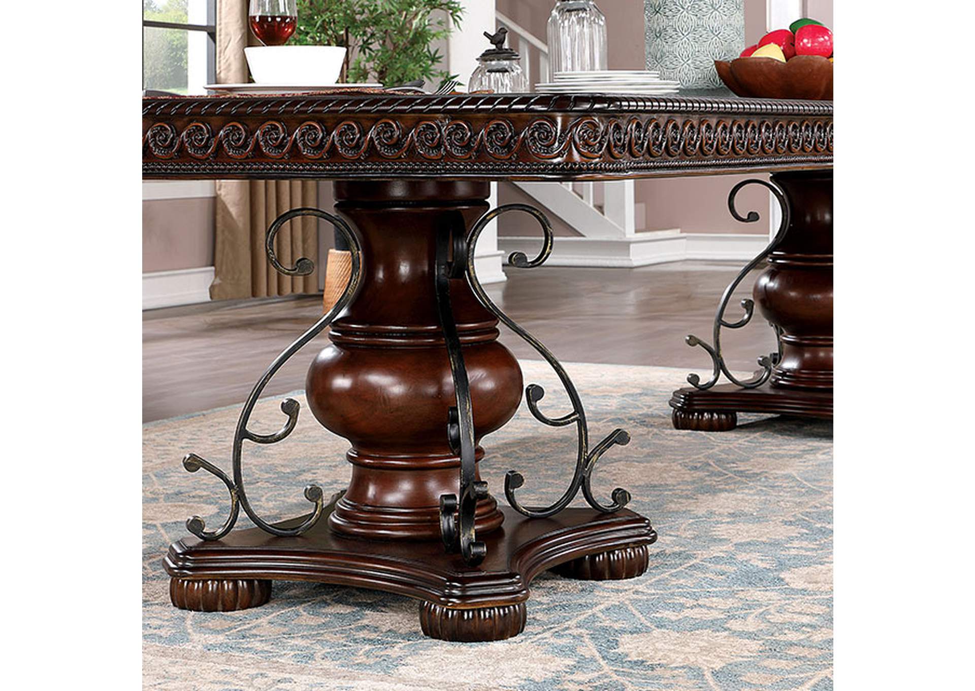 Picardy Dining Table,Furniture of America