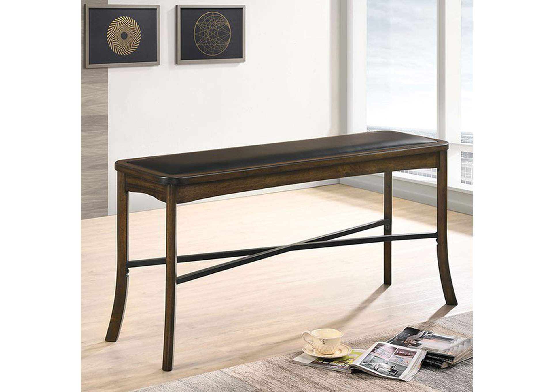 Buhl Counter Ht. Bench,Furniture of America