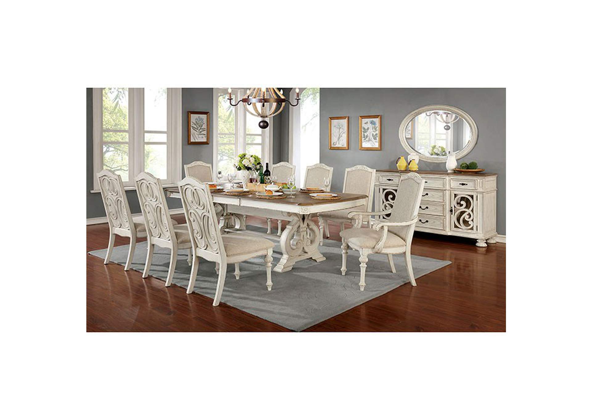 Arcadia Dining Table,Furniture of America