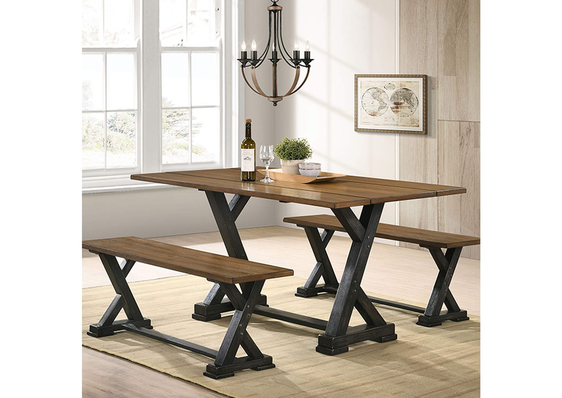 Yensley Dining Table,Furniture of America