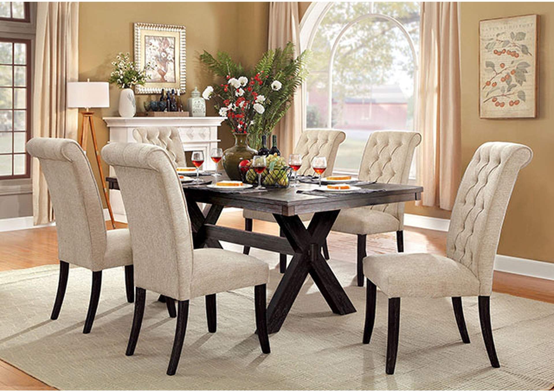 Xanthe Dining Table,Furniture of America