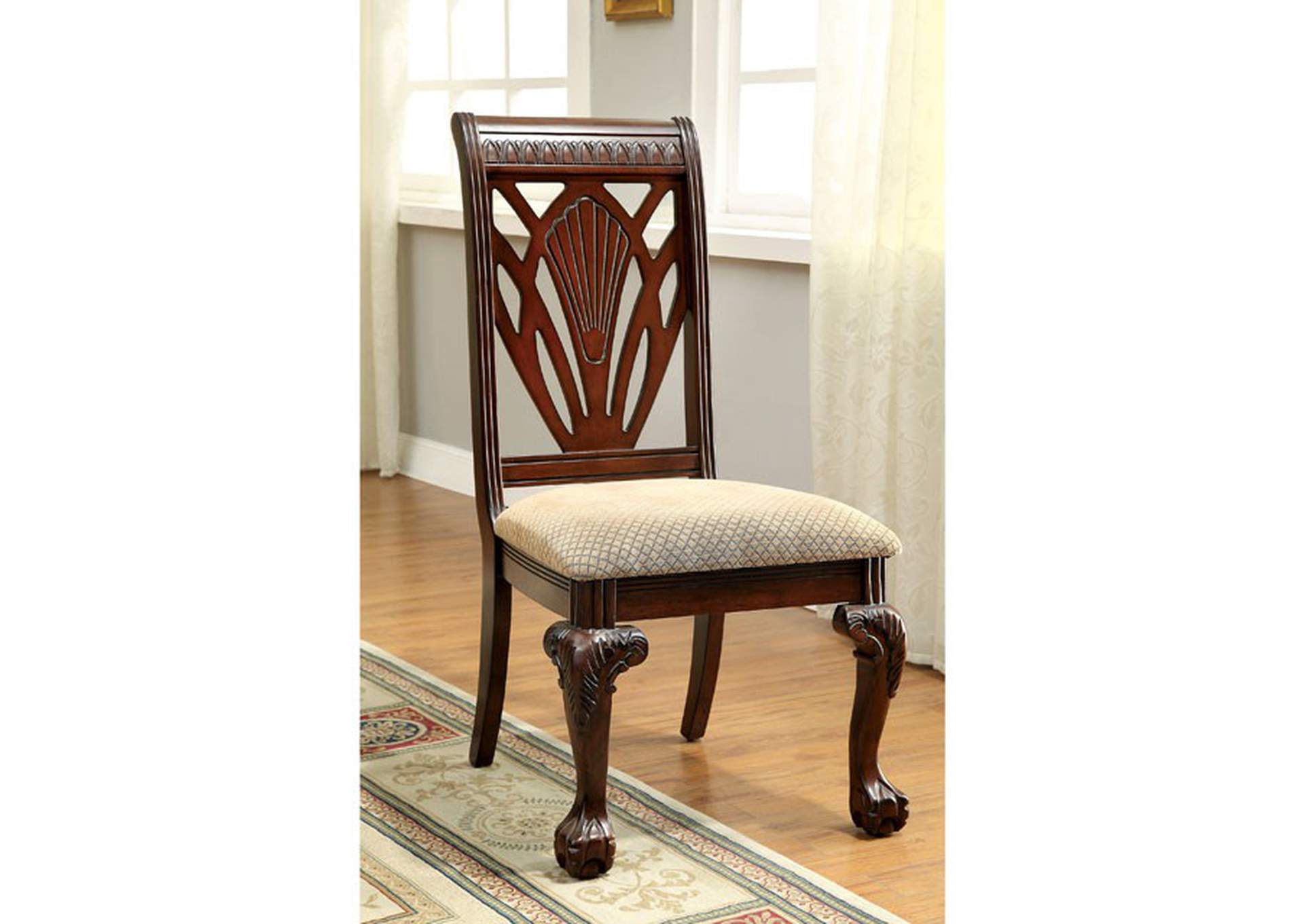 Petersburg Side Chair (2/Box),Furniture of America