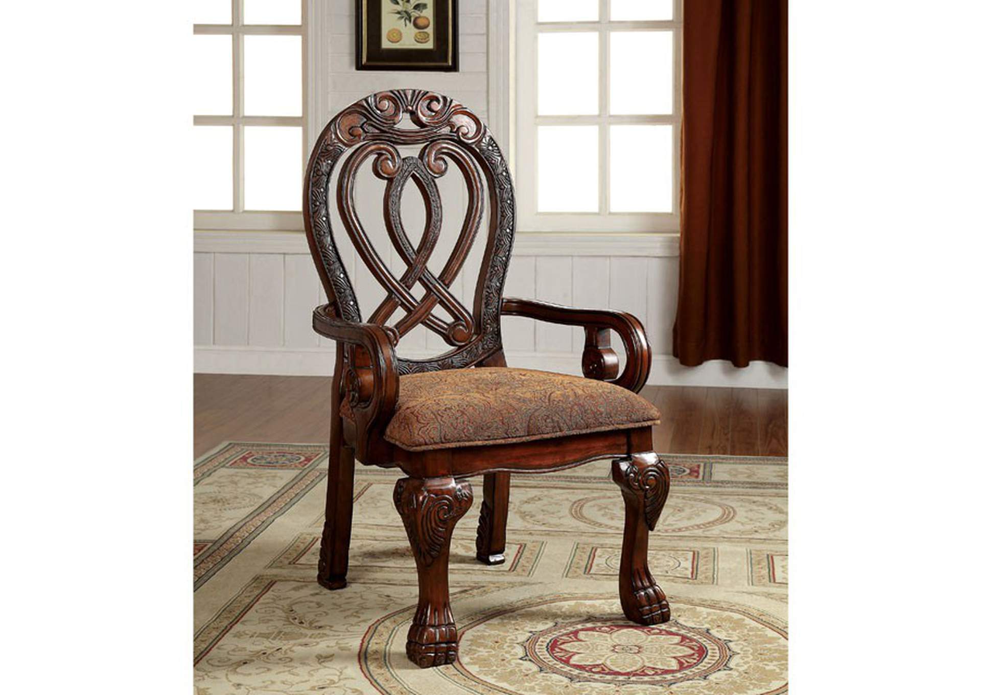 Wyndmere Arm Chair (2/Box),Furniture of America