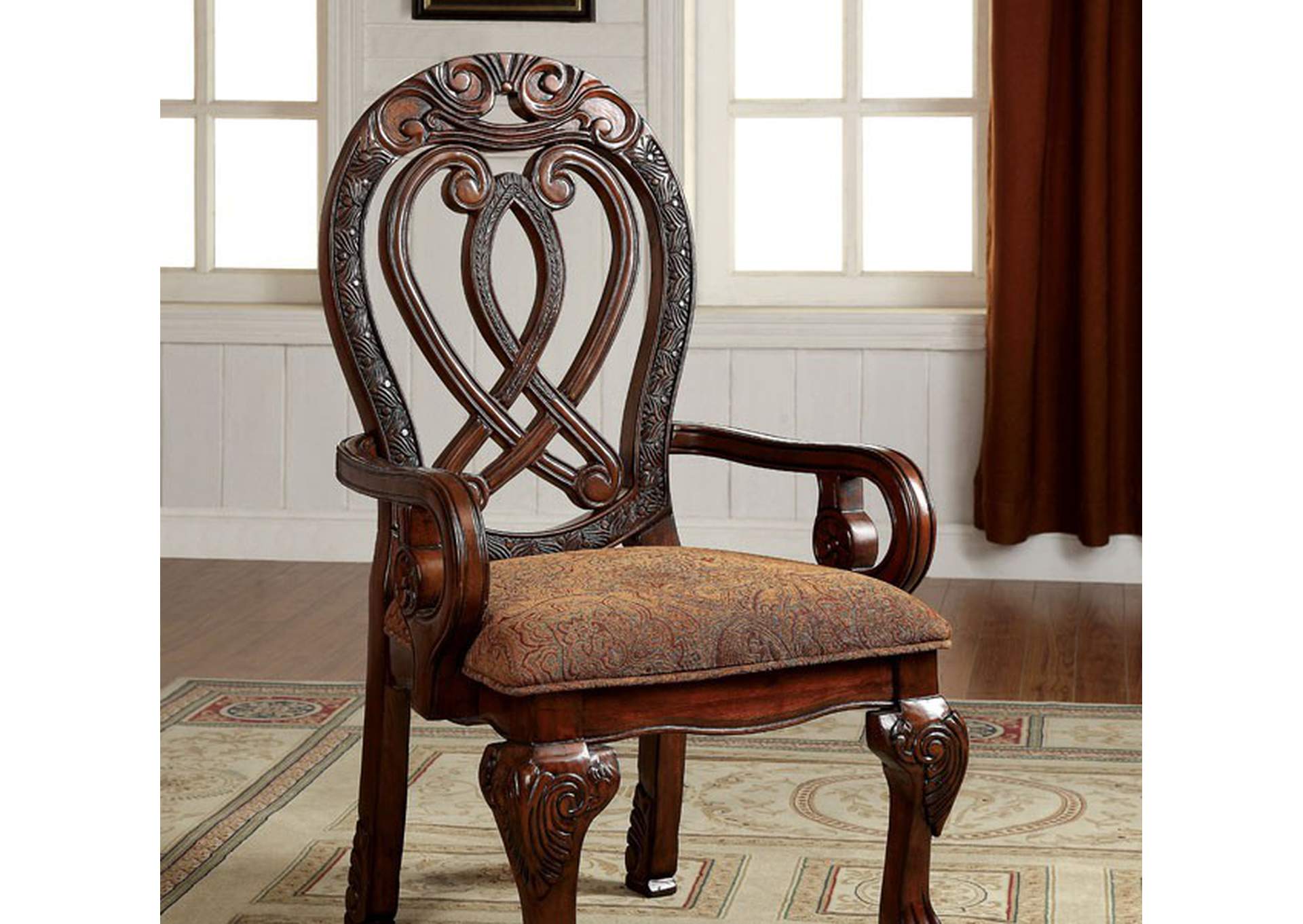 Wyndmere Arm Chair (2/Box),Furniture of America