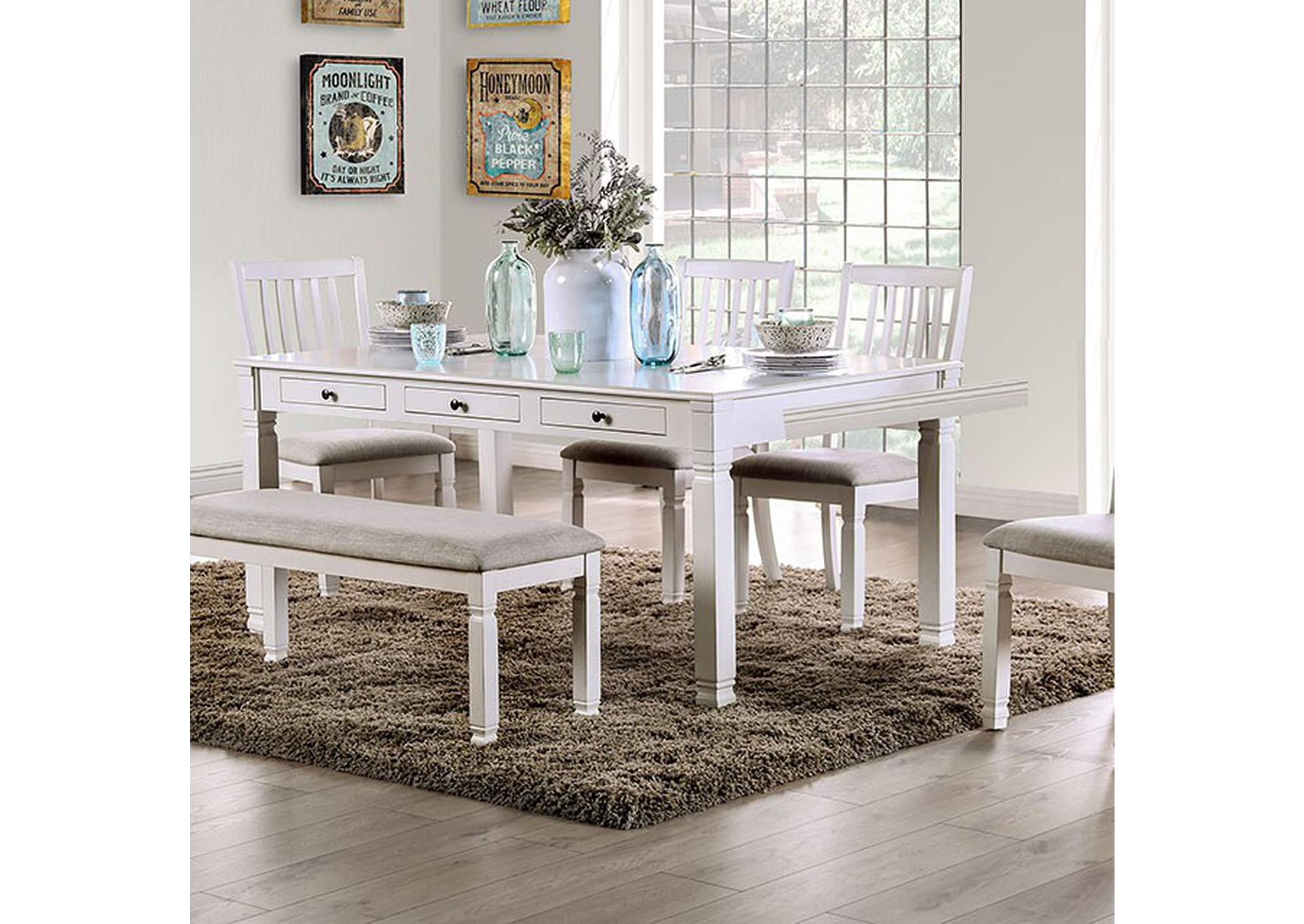 Kaliyah Dining Table,Furniture of America