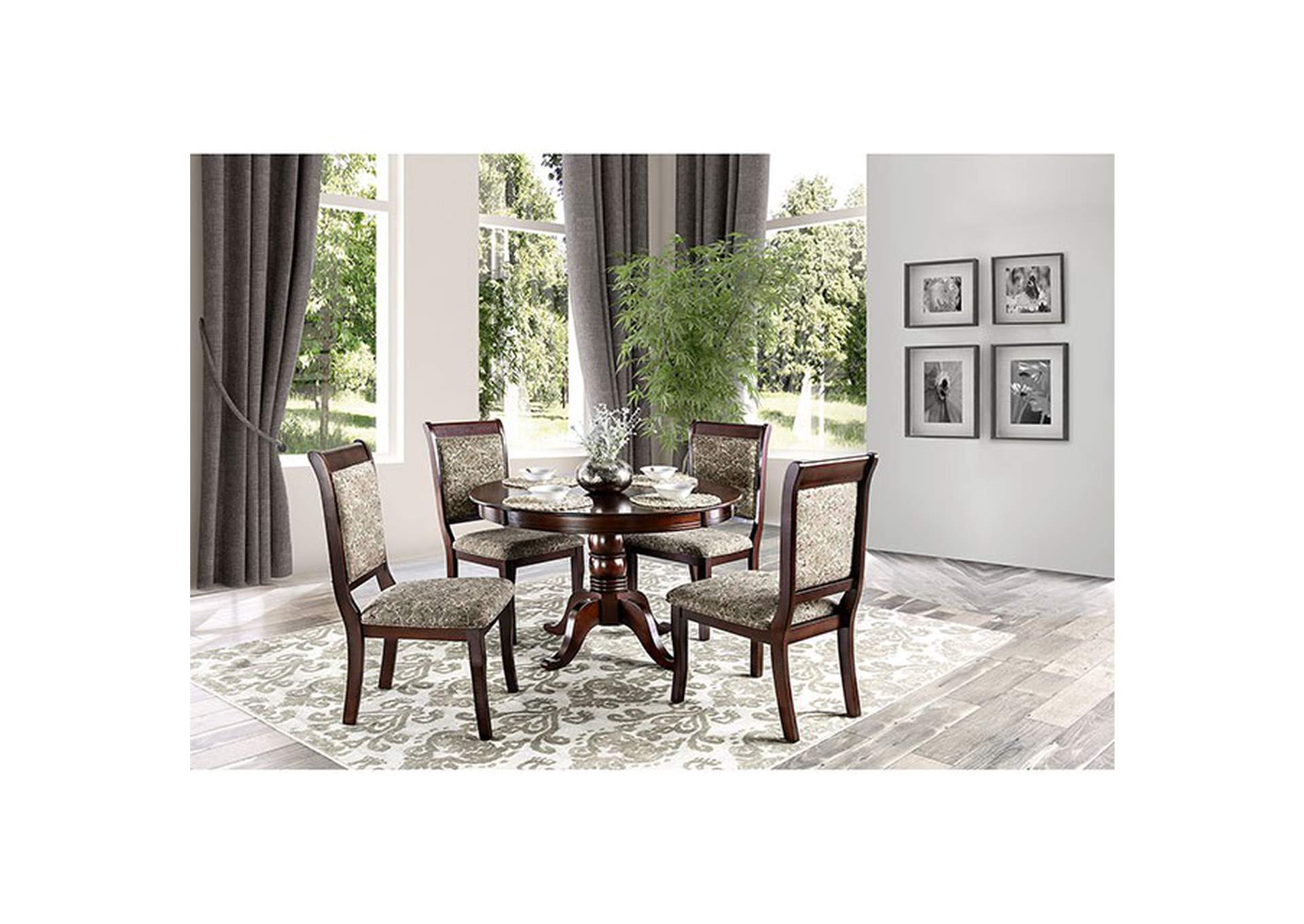 St. Nicholas Round Dining Table,Furniture of America