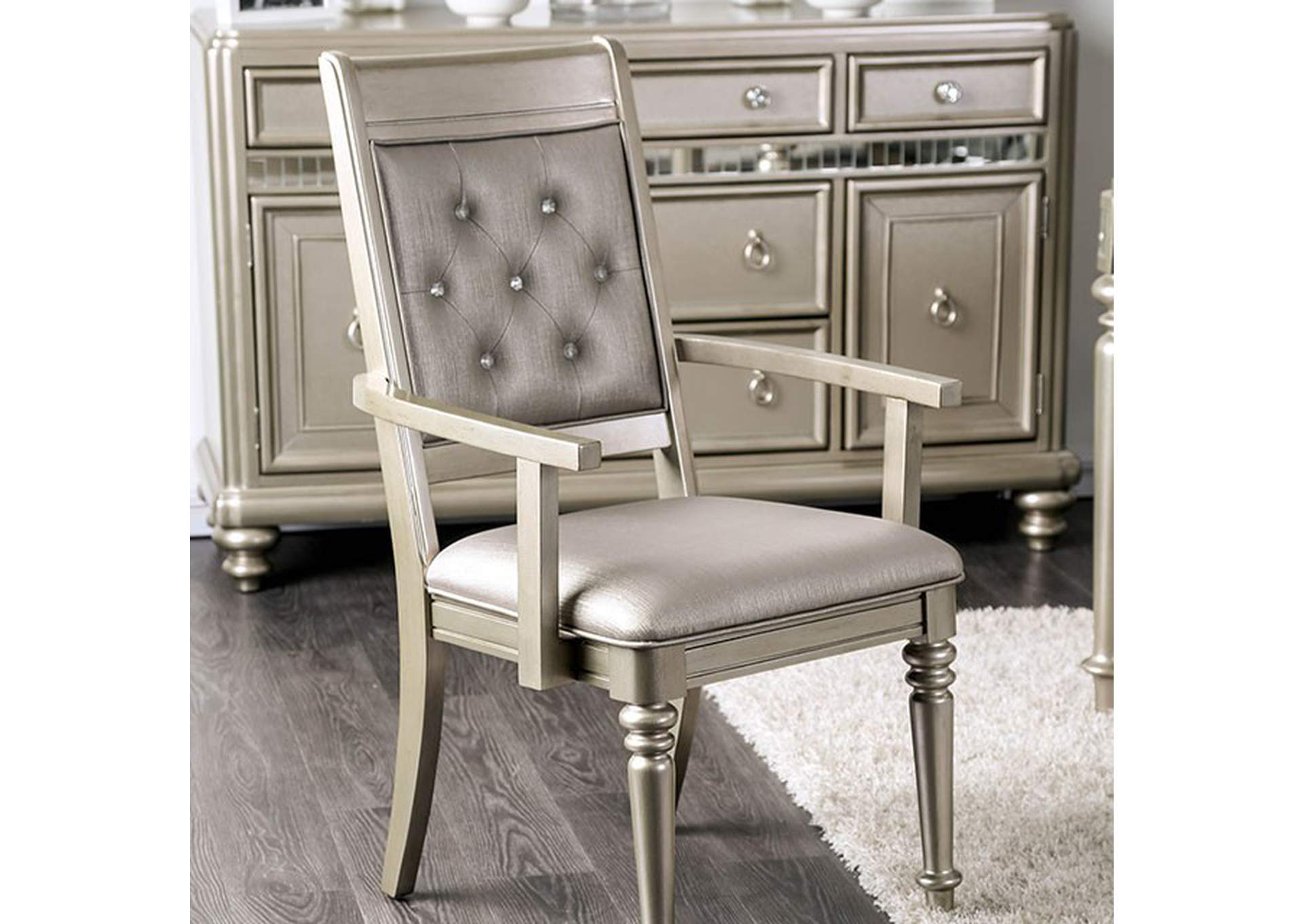 Xandra Arm Chair (2/Ctn),Furniture of America
