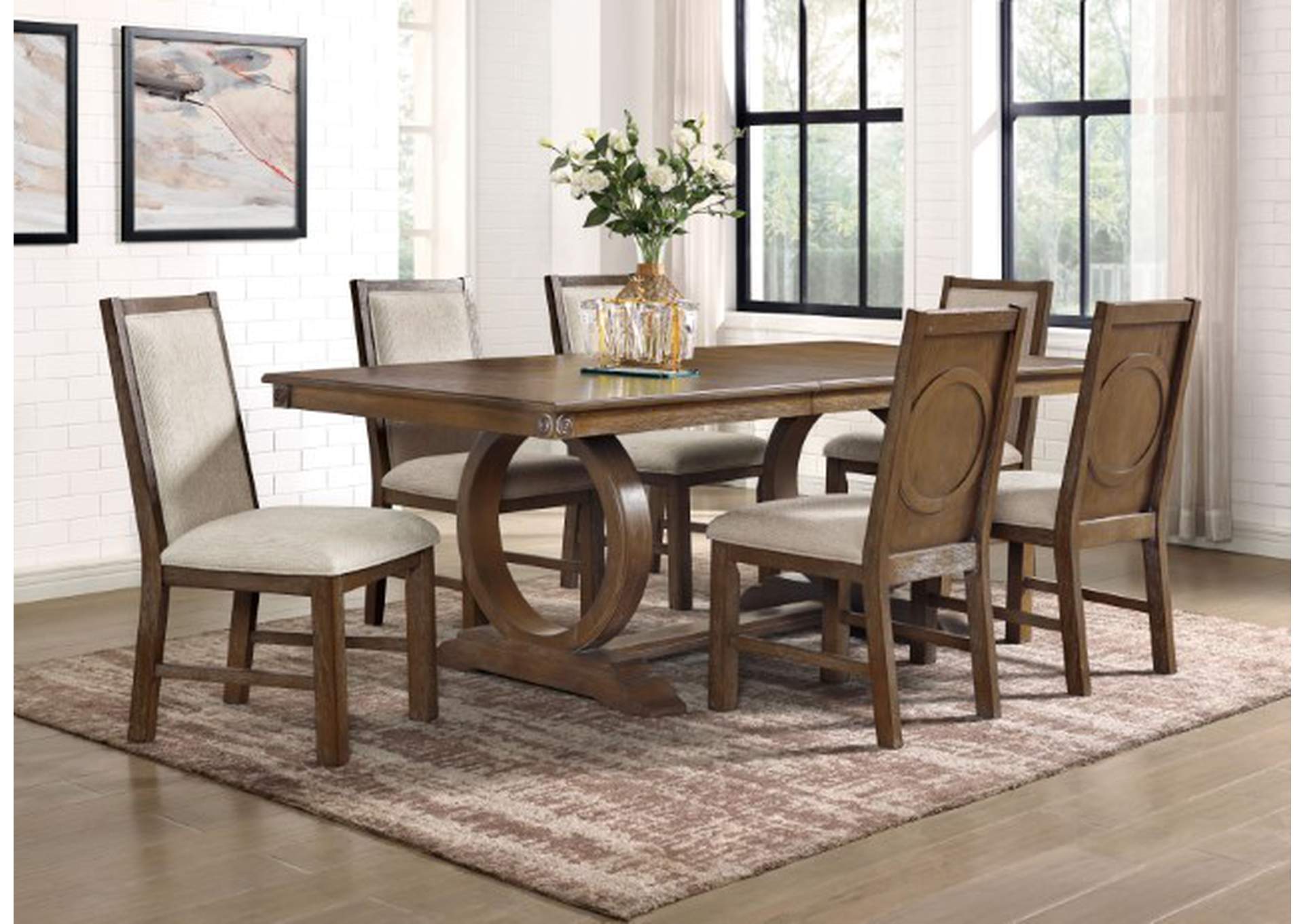 Monclova Dining Table,Furniture of America