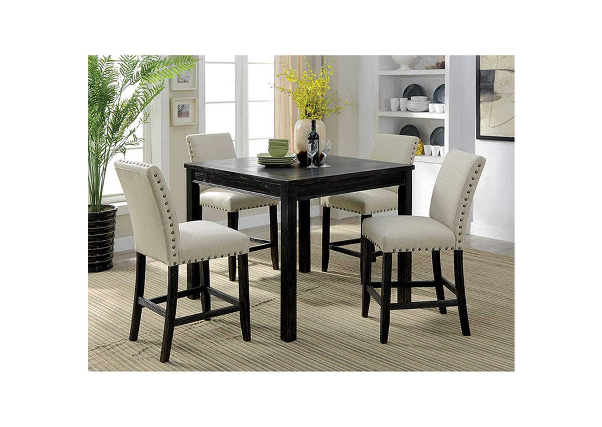 Kristie 5 Pc. Counter Ht. Table Set,Furniture of America