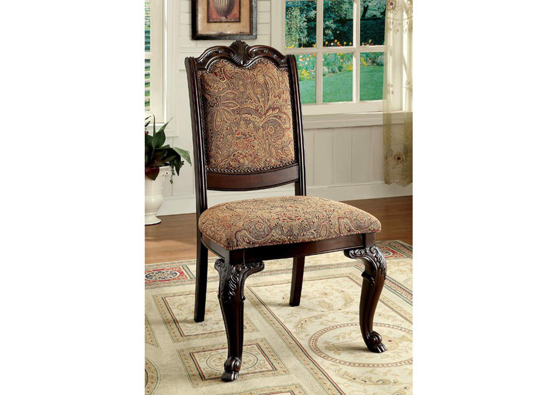 Bellagio Side Chair (2/Box),Furniture of America