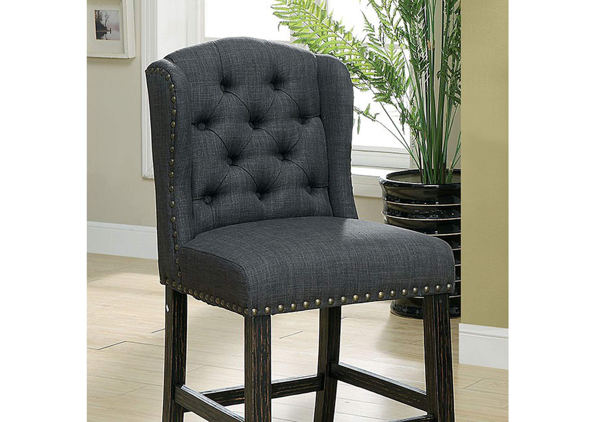 Sania Counter Ht. Chair (2/Box),Furniture of America