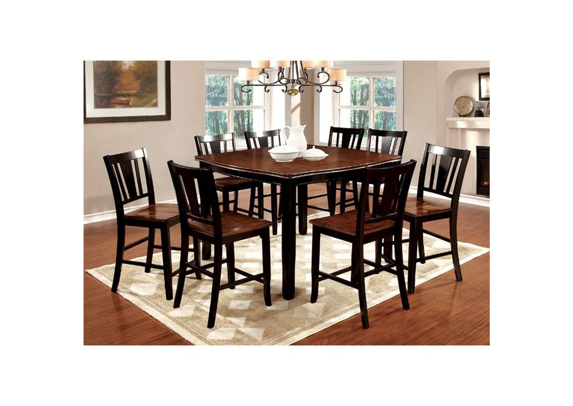 Dover Black Counter Height Table,Furniture of America