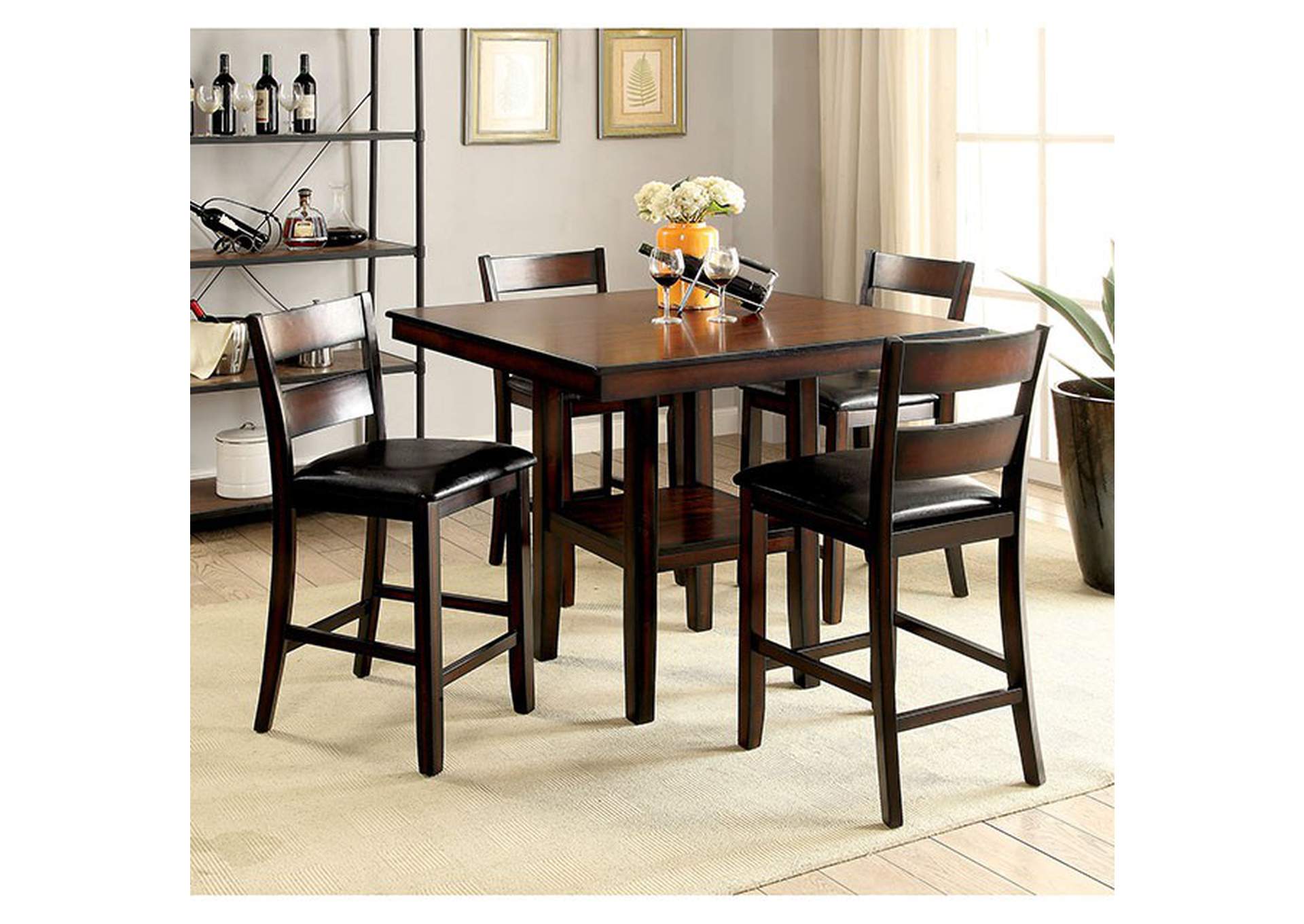 Norah 5 PC. Counter Ht. Table Set,Furniture of America