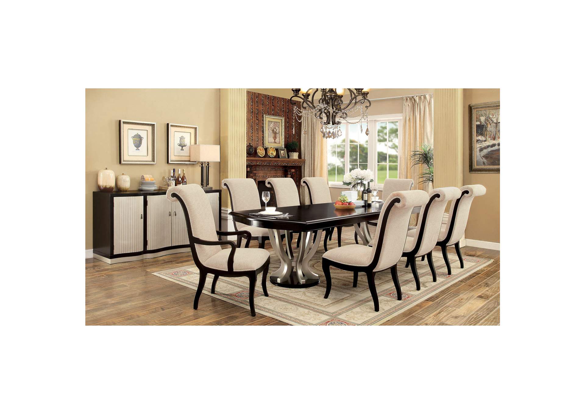 Ornette Dining Table,Furniture of America