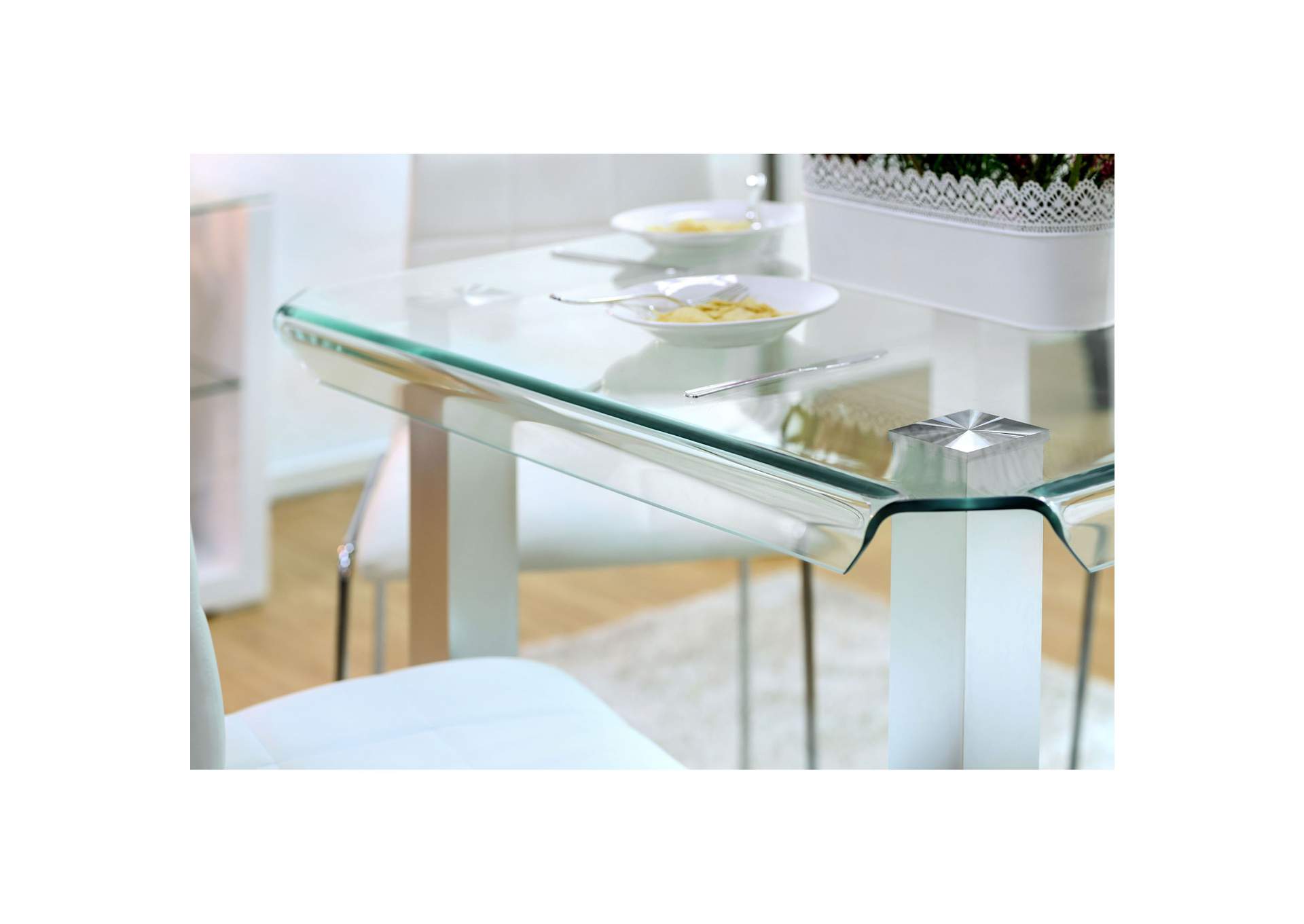 Richfield Silver Counter Height Table,Furniture of America