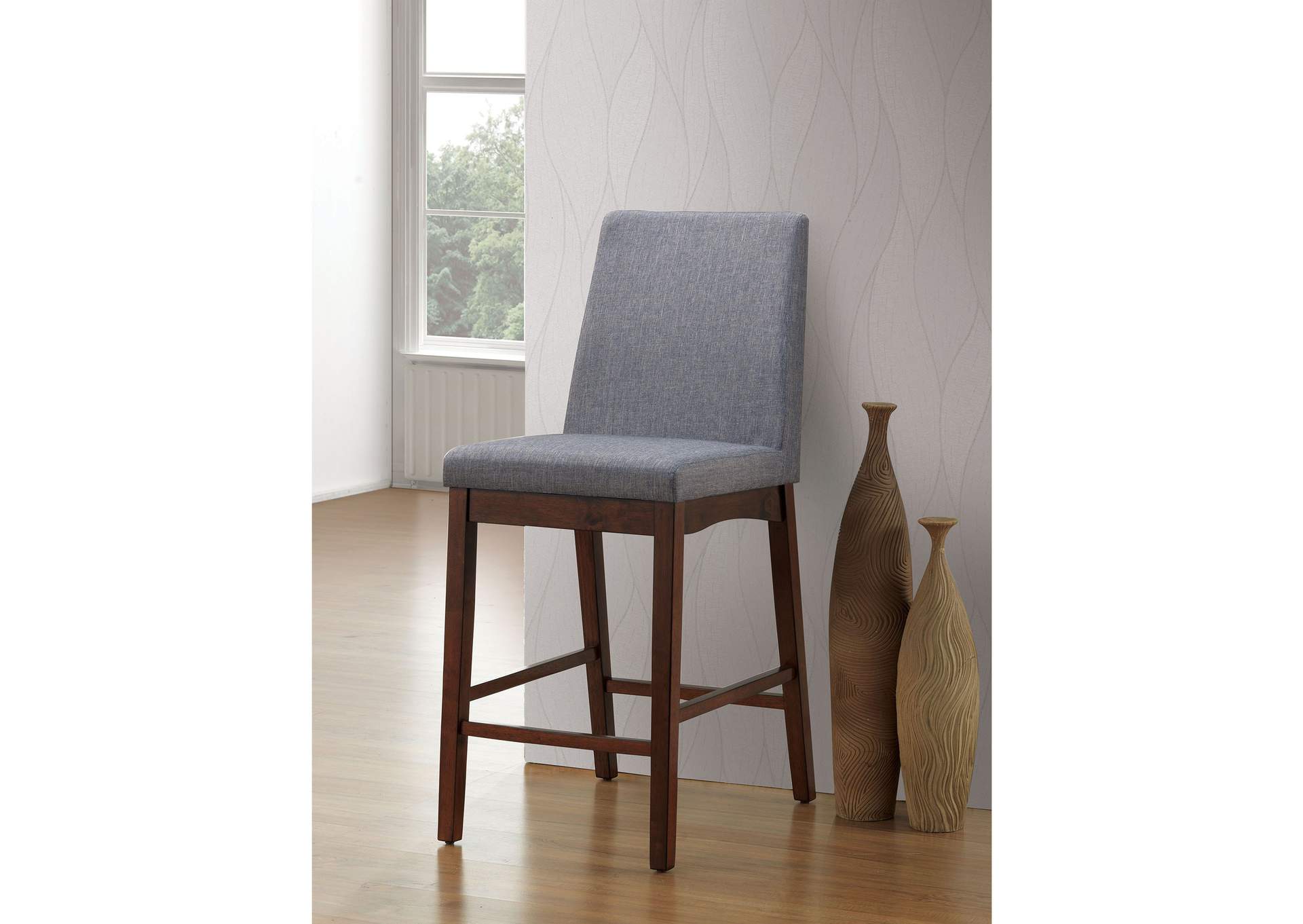 Marten Counter Ht. Chair (2/Box),Furniture of America