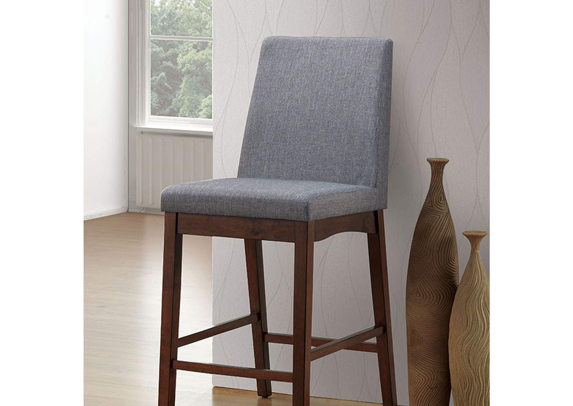Marten Counter Ht. Chair (2/Box),Furniture of America