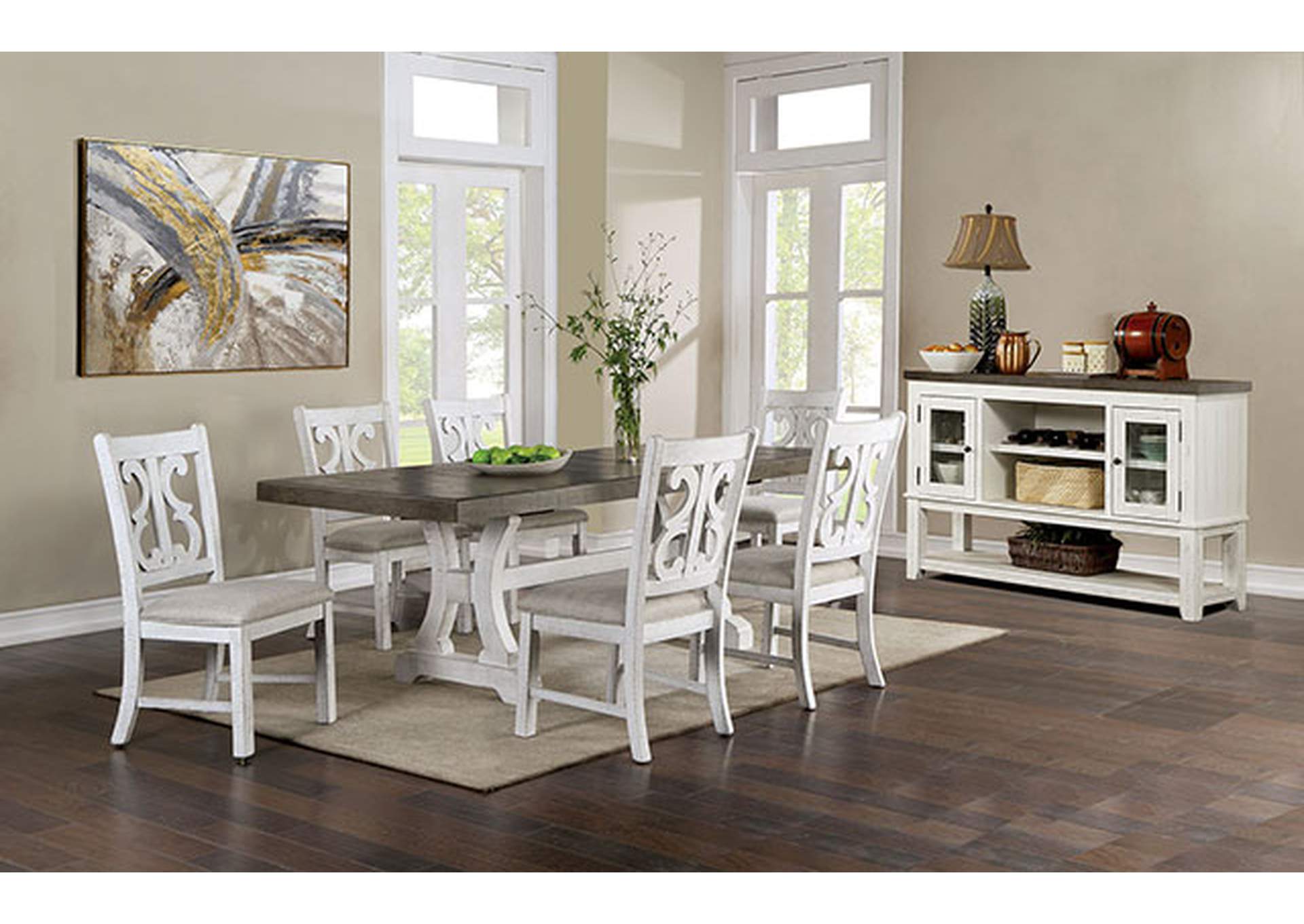 Auletta Dining Table,Furniture of America