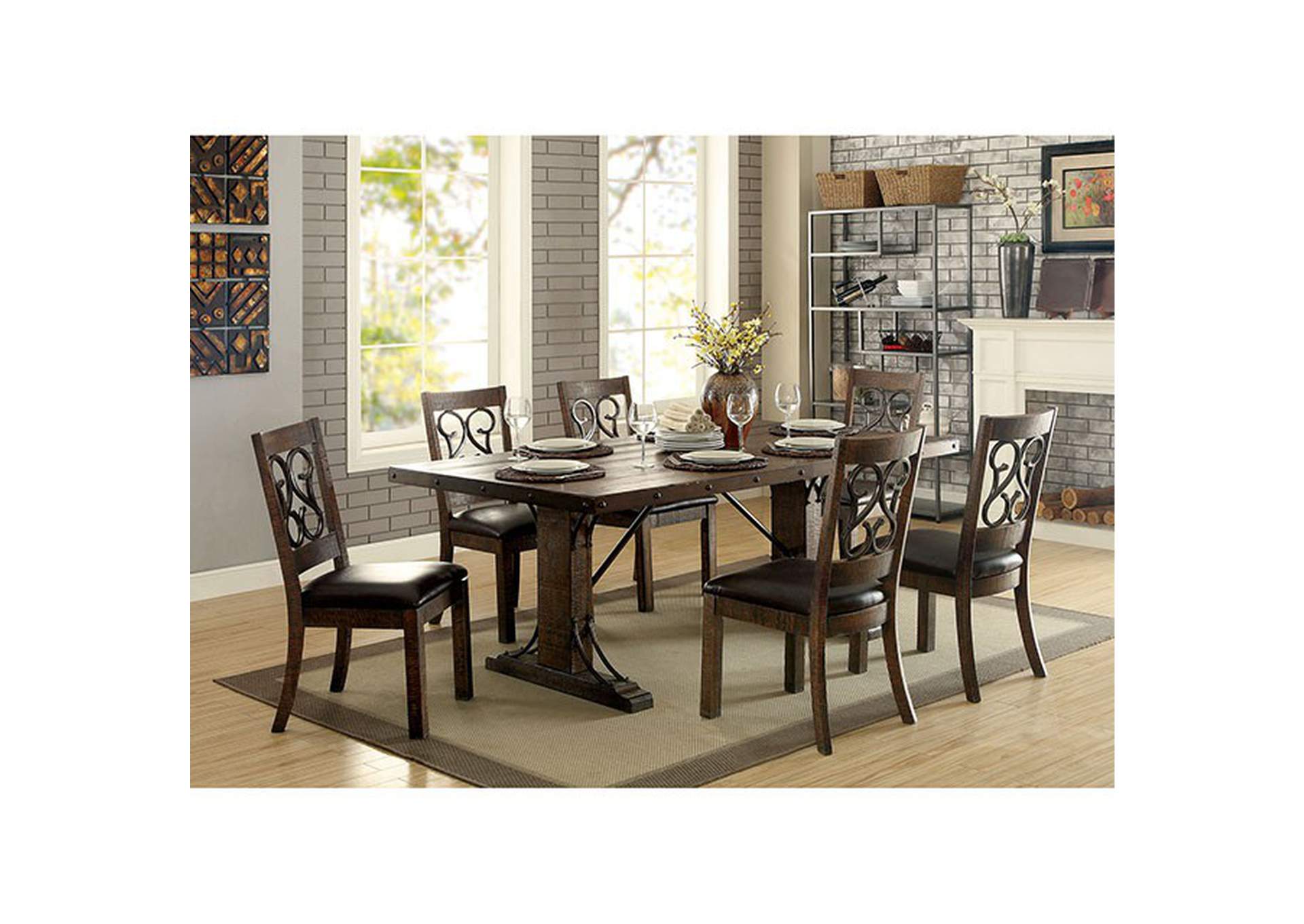 Paulina Dining Table,Furniture of America