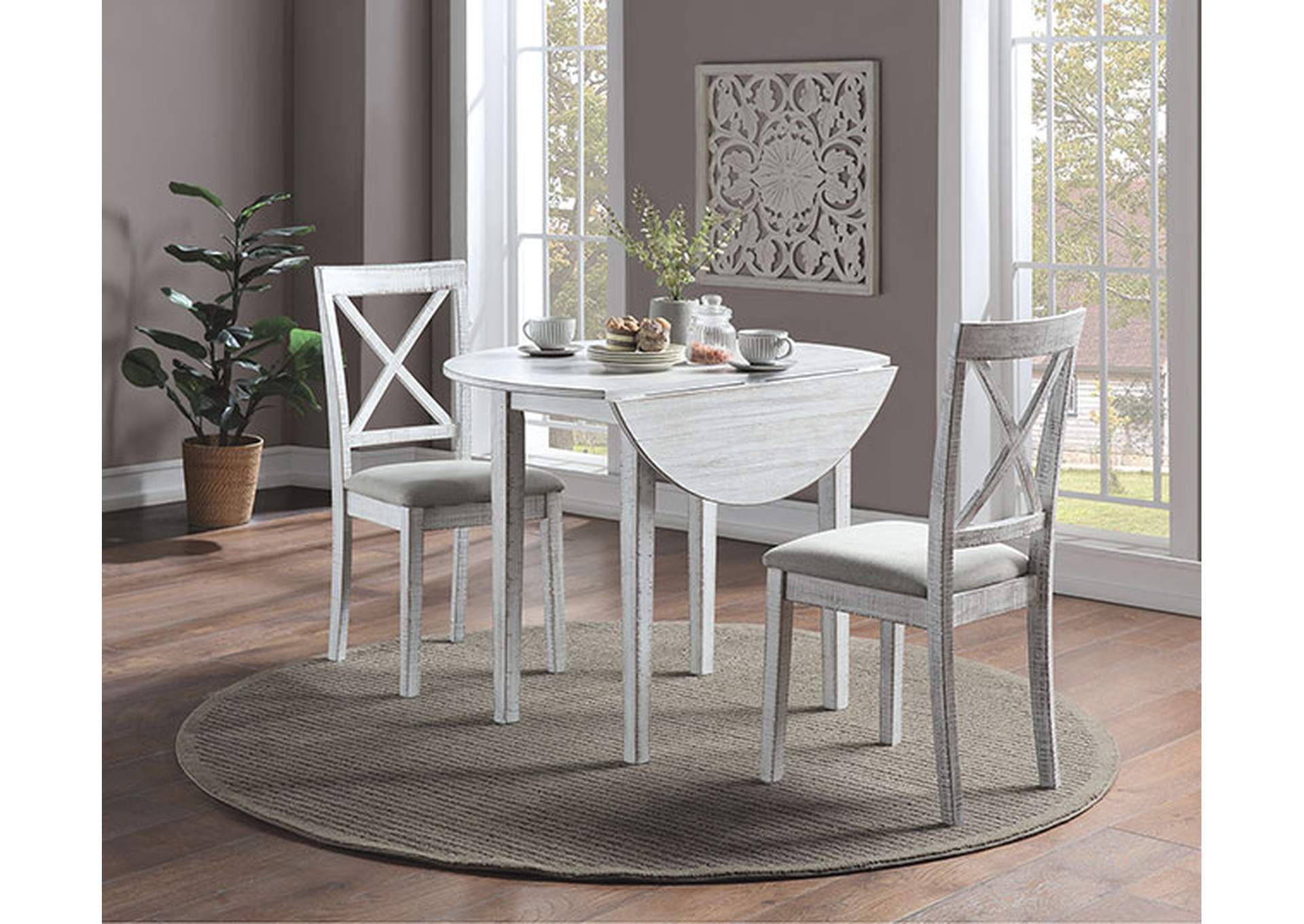 Jaelynn 3 Pc. Dining Set,Furniture of America