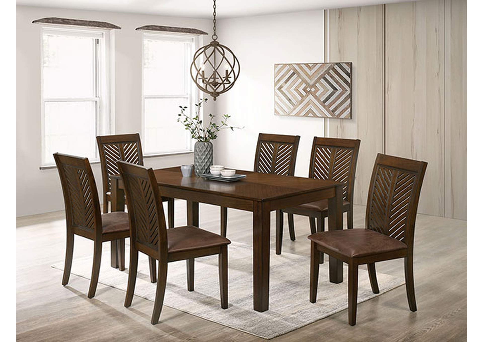 Garnett Dining Table,Furniture of America