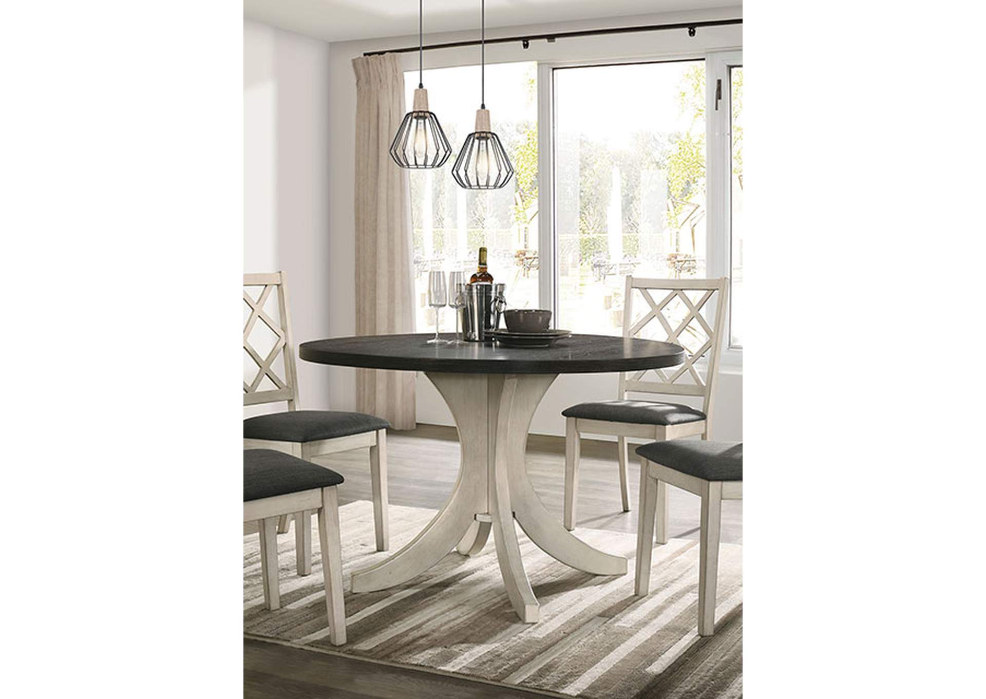 Haleigh Round Table,Furniture of America