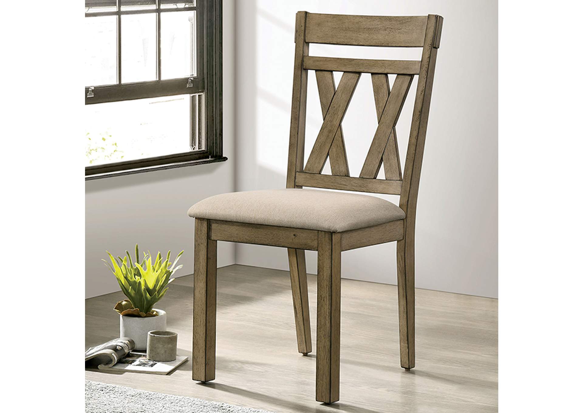 Templemore Side Chair (2/Box),Furniture of America