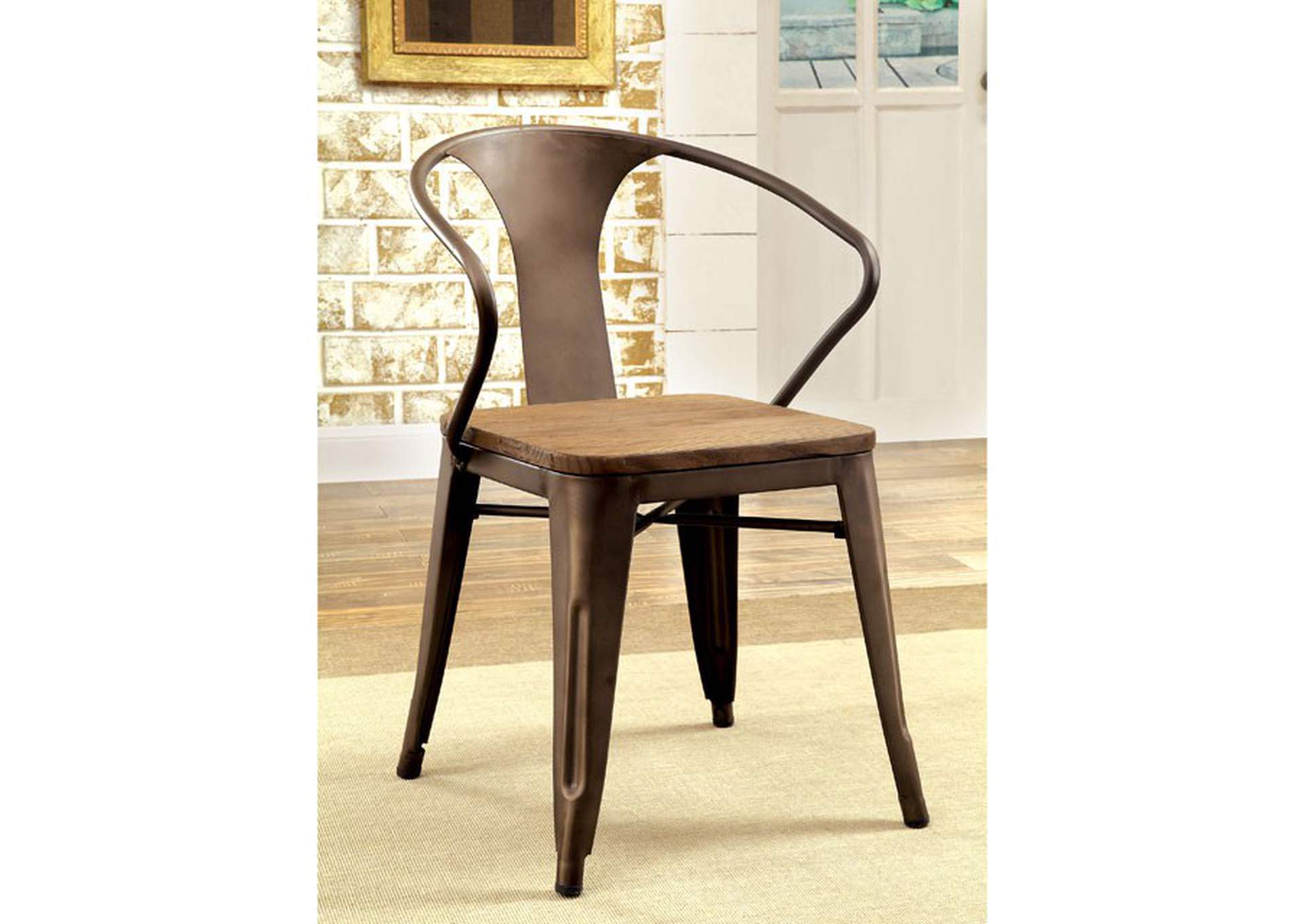 Cooper Side Chair (2/Box),Furniture of America