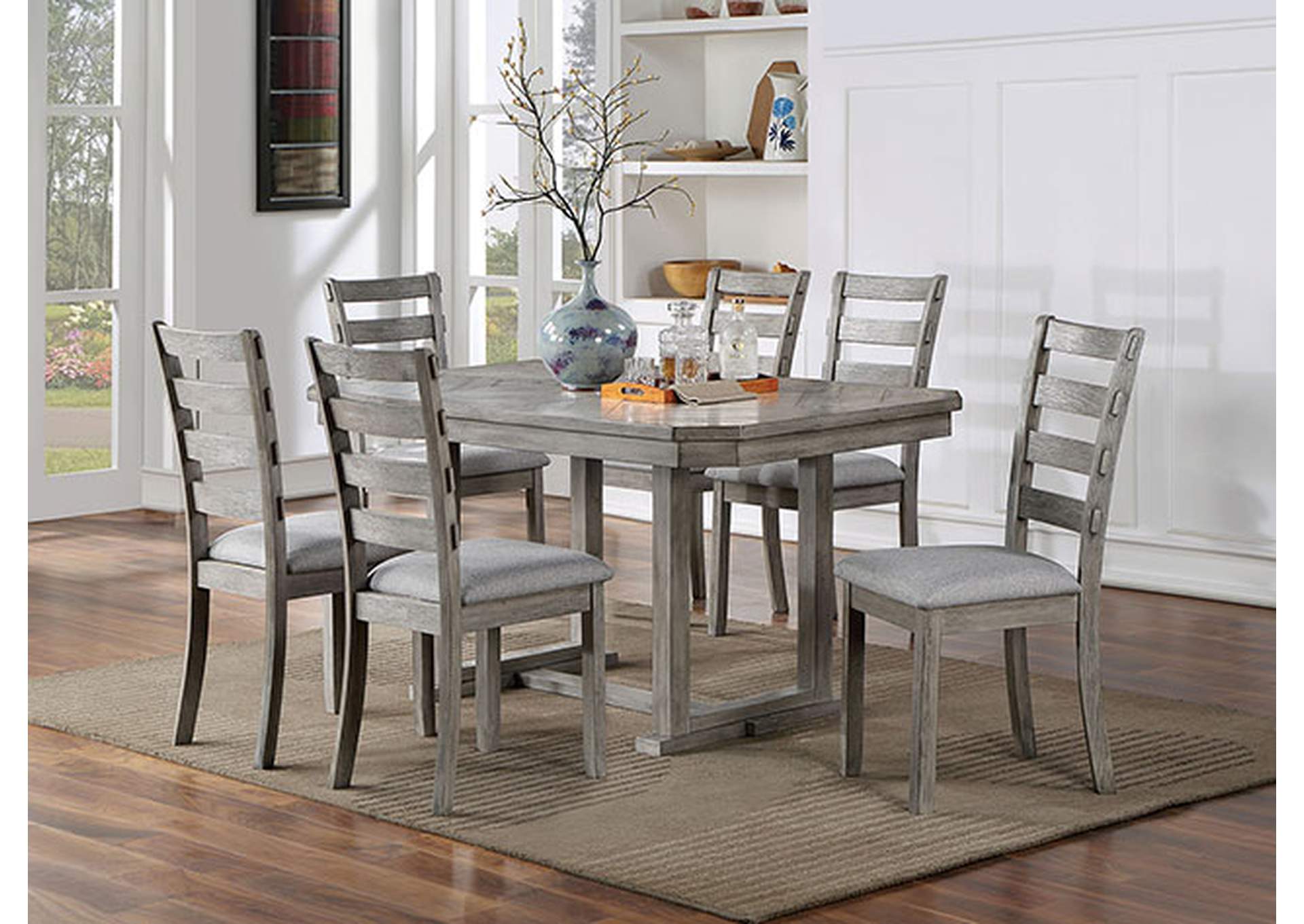 Laquila Dining Table,Furniture of America