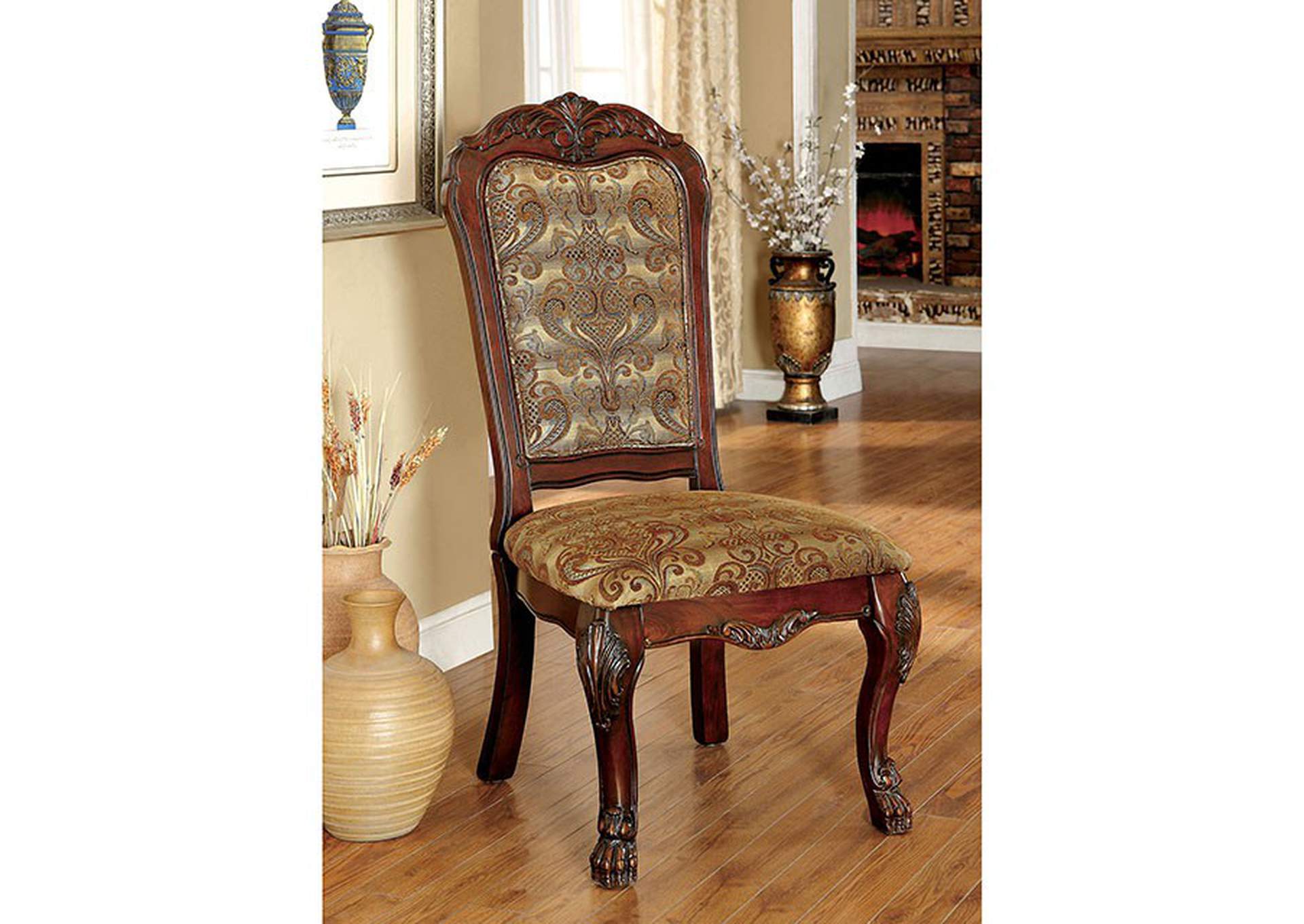Medieve Side Chair (2 - Box),Furniture of America