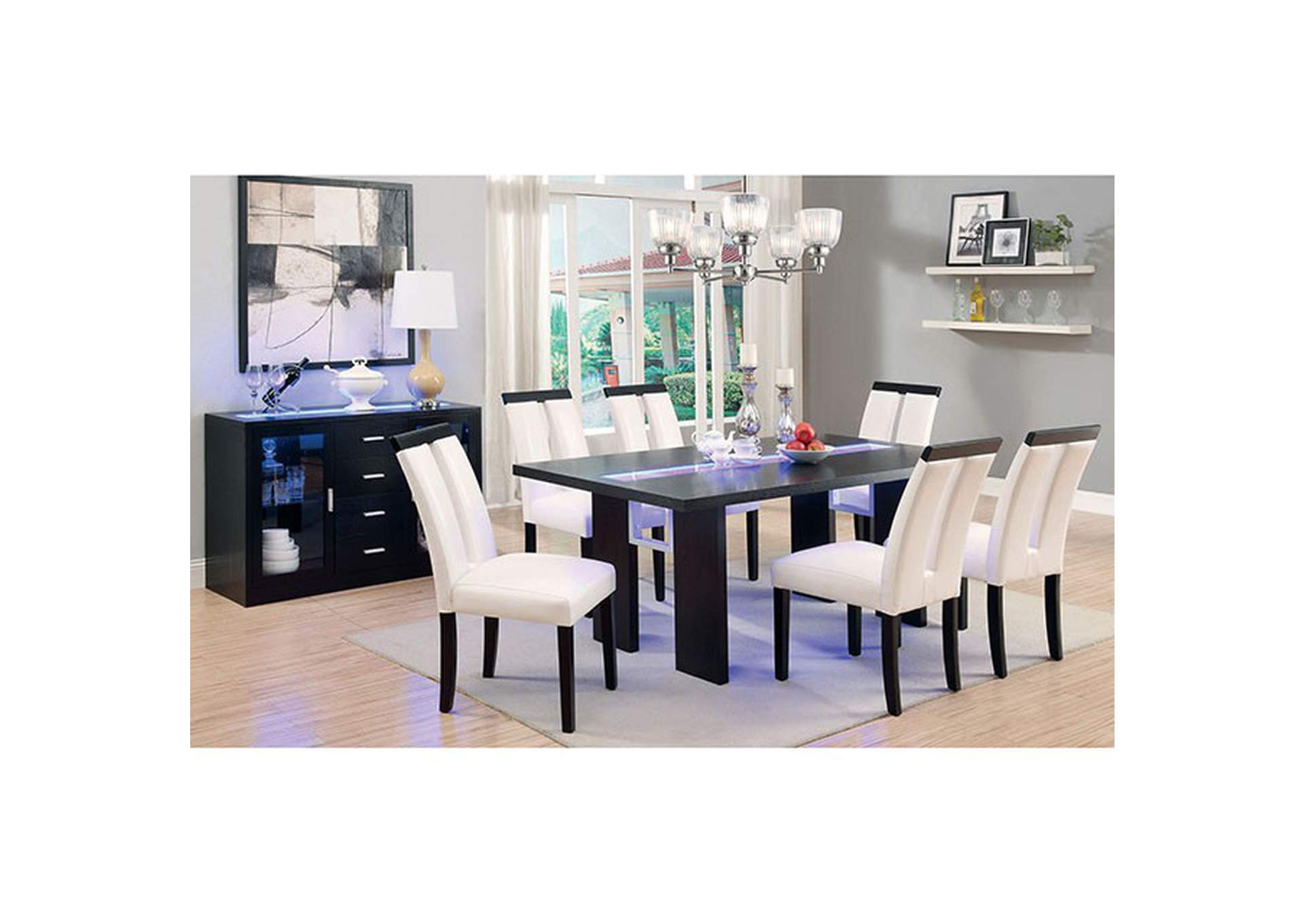 Luminar Dining Table,Furniture of America