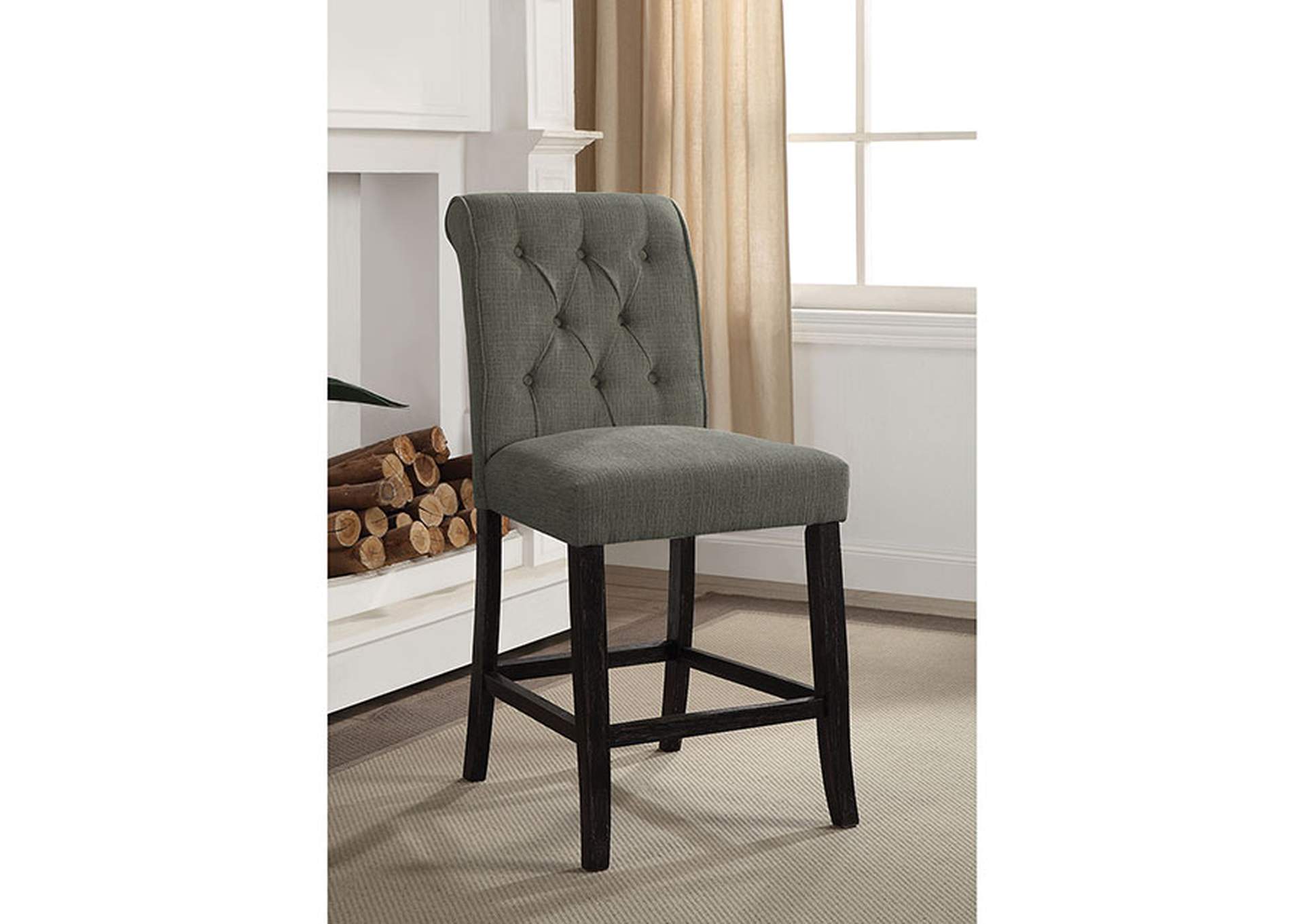 Izzy Counter Ht. Chair (2 - Ctn),Furniture of America
