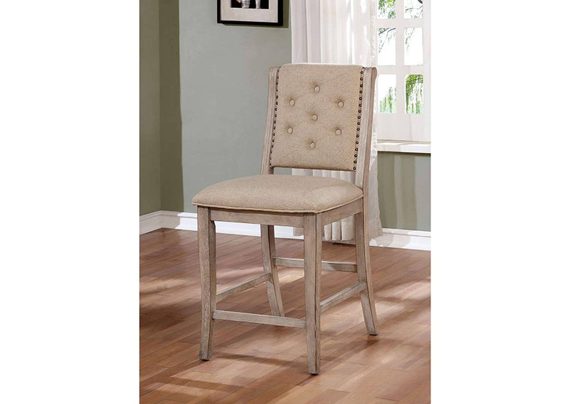 Ledyard Counter Ht. Side Chair (2 - Ctn),Furniture of America