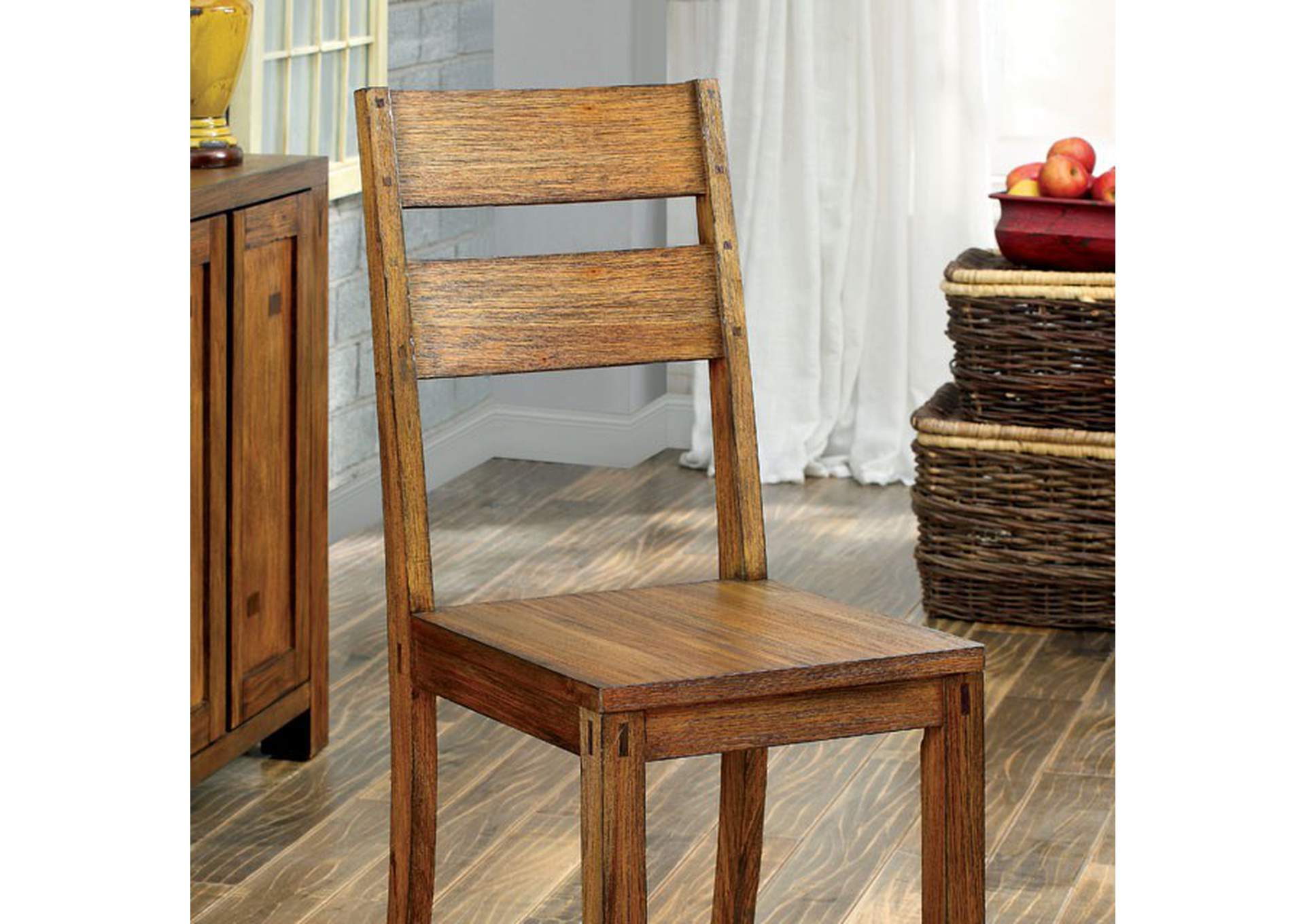 Frontier Side Chair (2/Box),Furniture of America