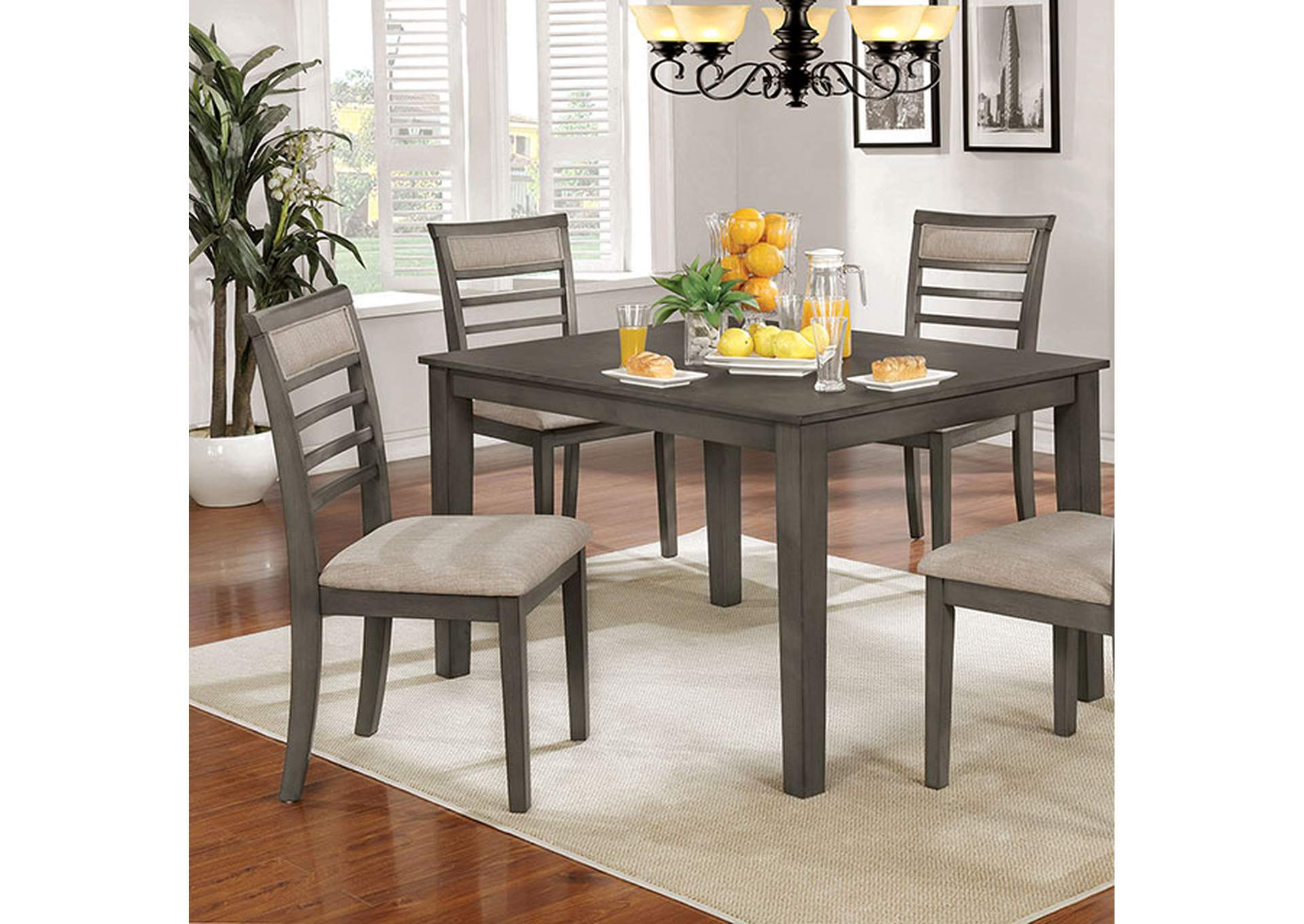 Taylah 5 Pc. Dining Table Set,Furniture of America