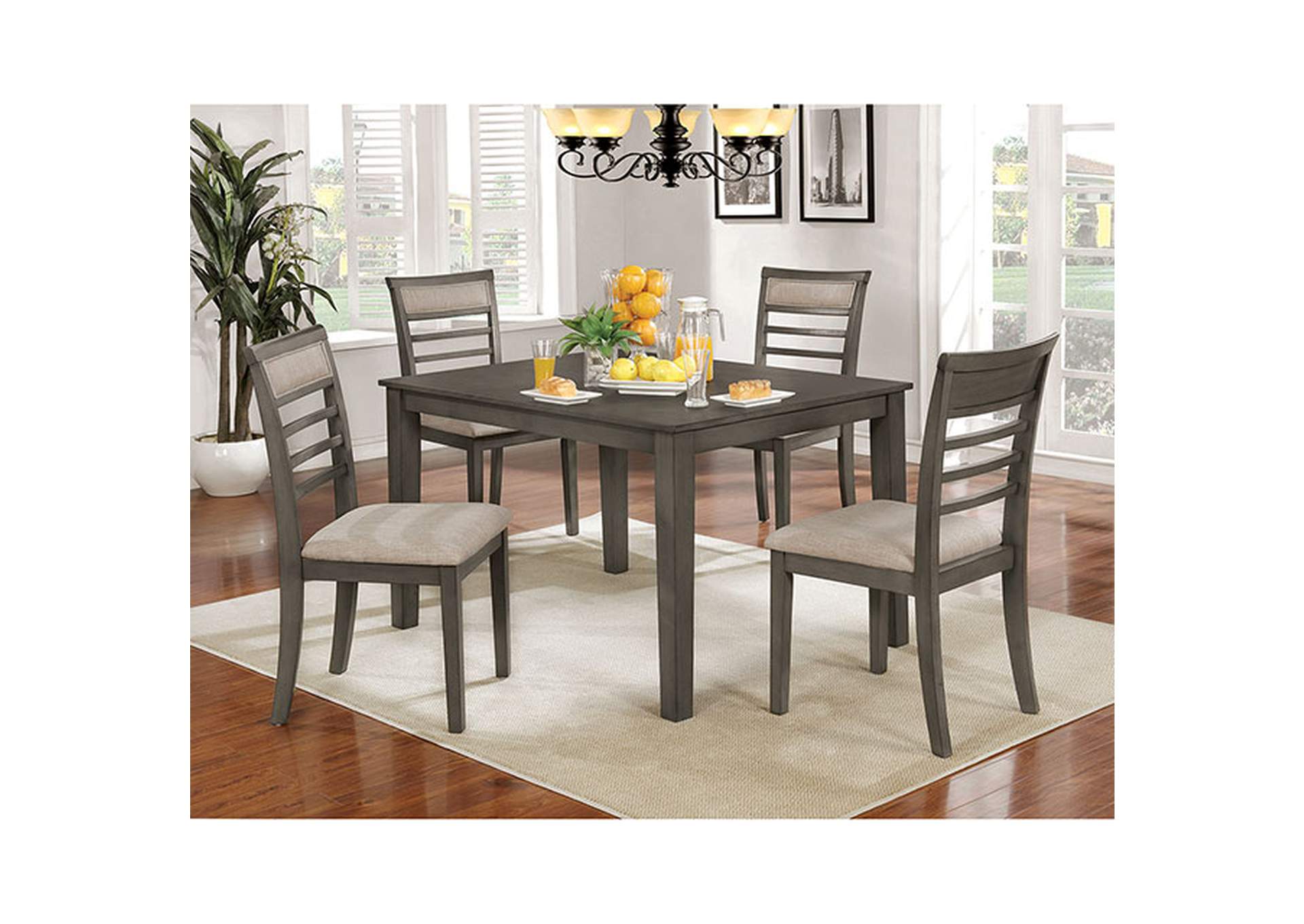 Taylah 5 Pc. Dining Table Set,Furniture of America