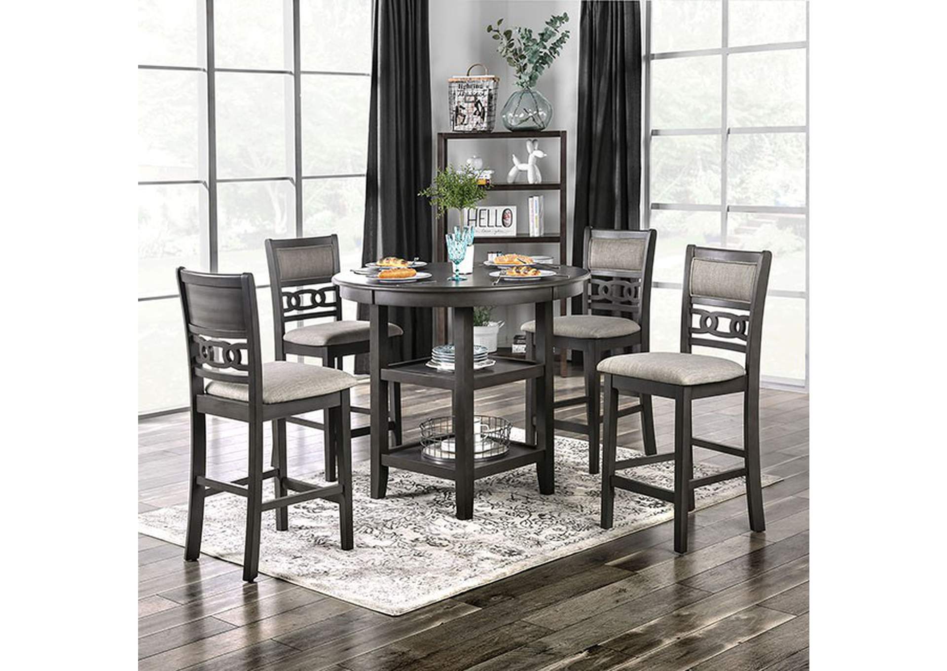 Milly 5 Pc. Counter Ht. Set,Furniture of America