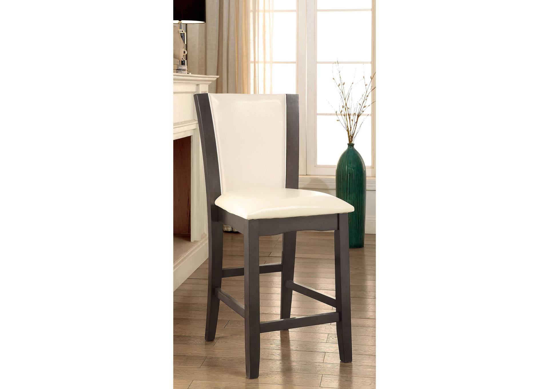 Manhattan Counter Ht. Chair (2/Box),Furniture of America