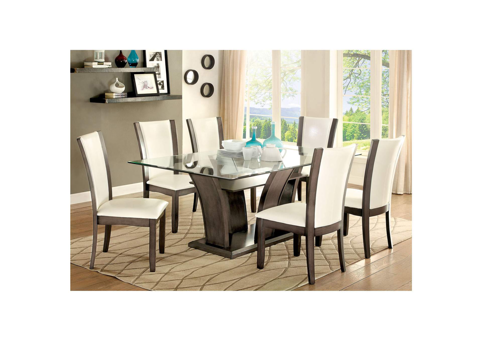 Manhattan Rectangular Table,Furniture of America